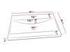 Conjunto para casa de banho Sarasota 173 (Caxemira)
