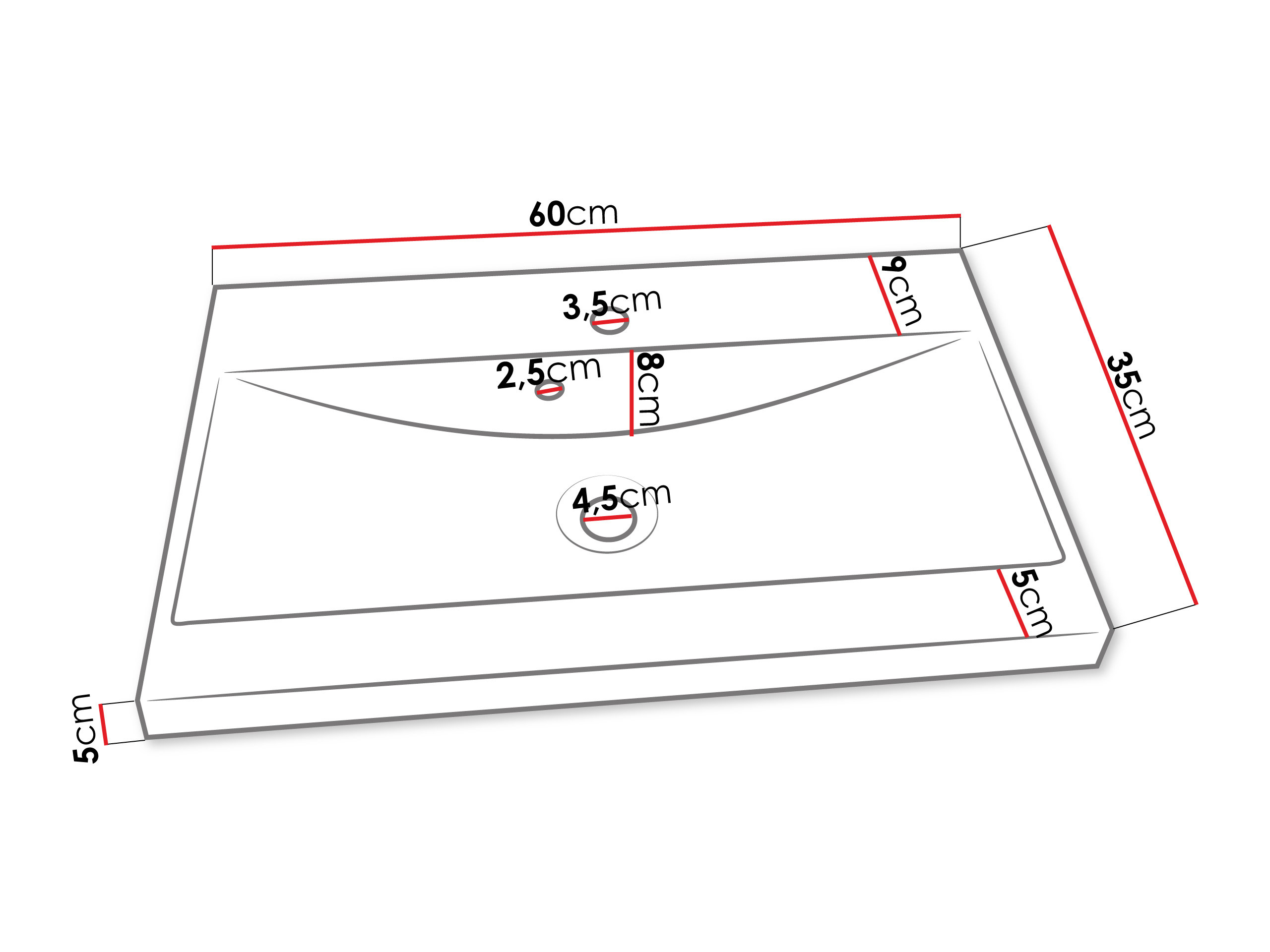 Conjunto para casa de banho Sarasota 173 (Grafite)
