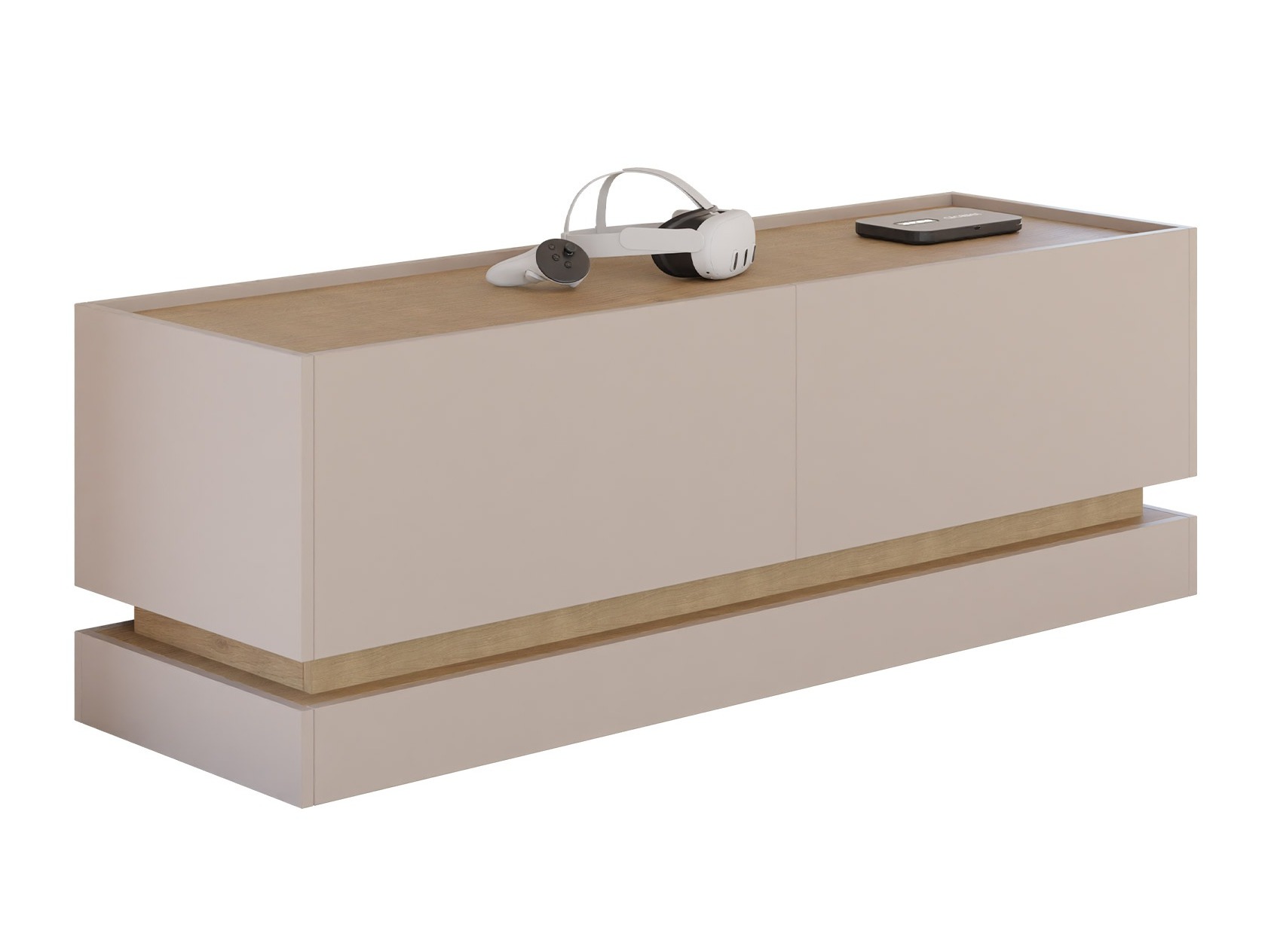 Móvel de TV Comfivo Dalvenu 105 (Castanho claro + Carvalho)