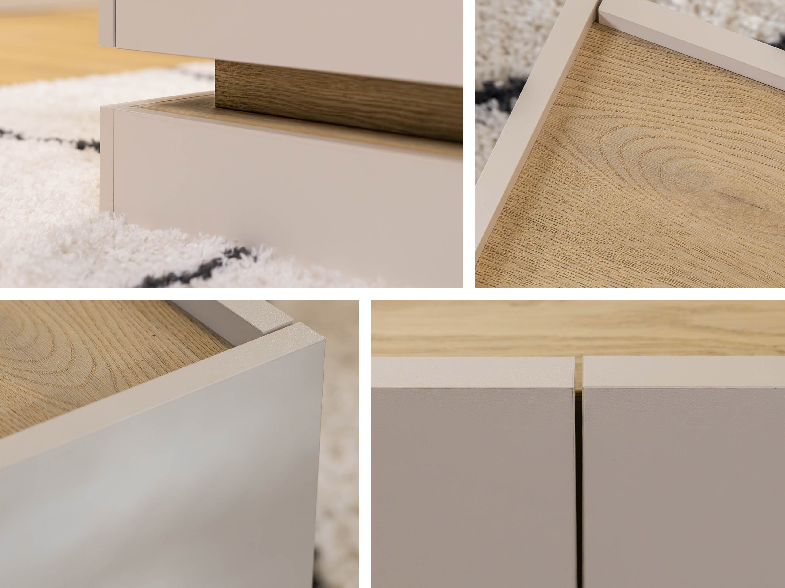 Móvel de TV Comfivo Tilia I (Castanho claro + Carvalho)