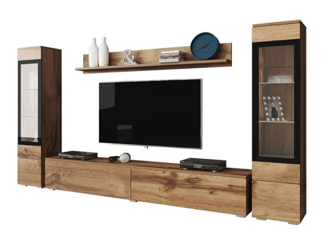 Conjunto para sala de estar Sarasota 126 (Carvalho wotan)