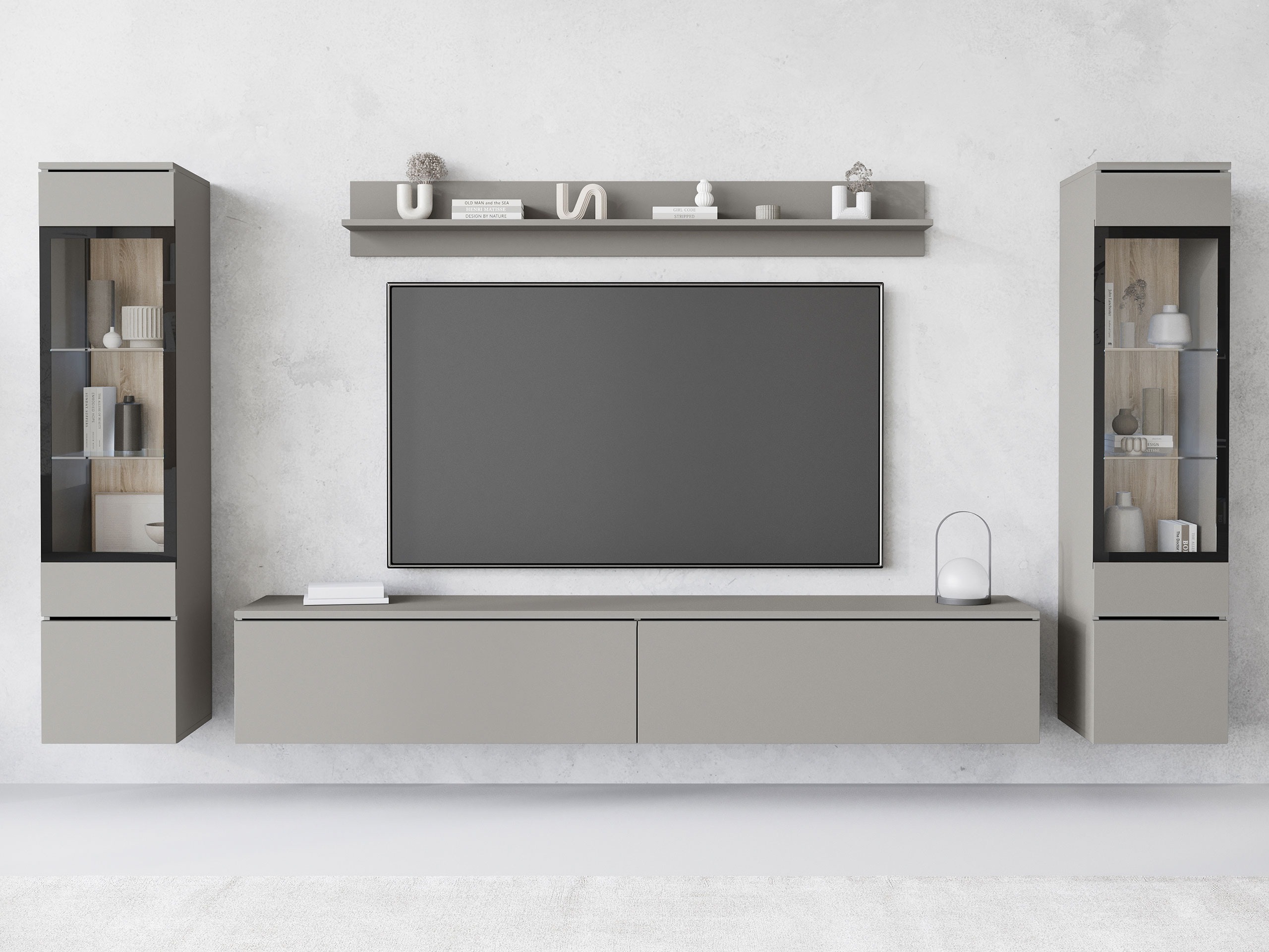 Conjunto para sala de estar Sarasota 126 (Cinzento)