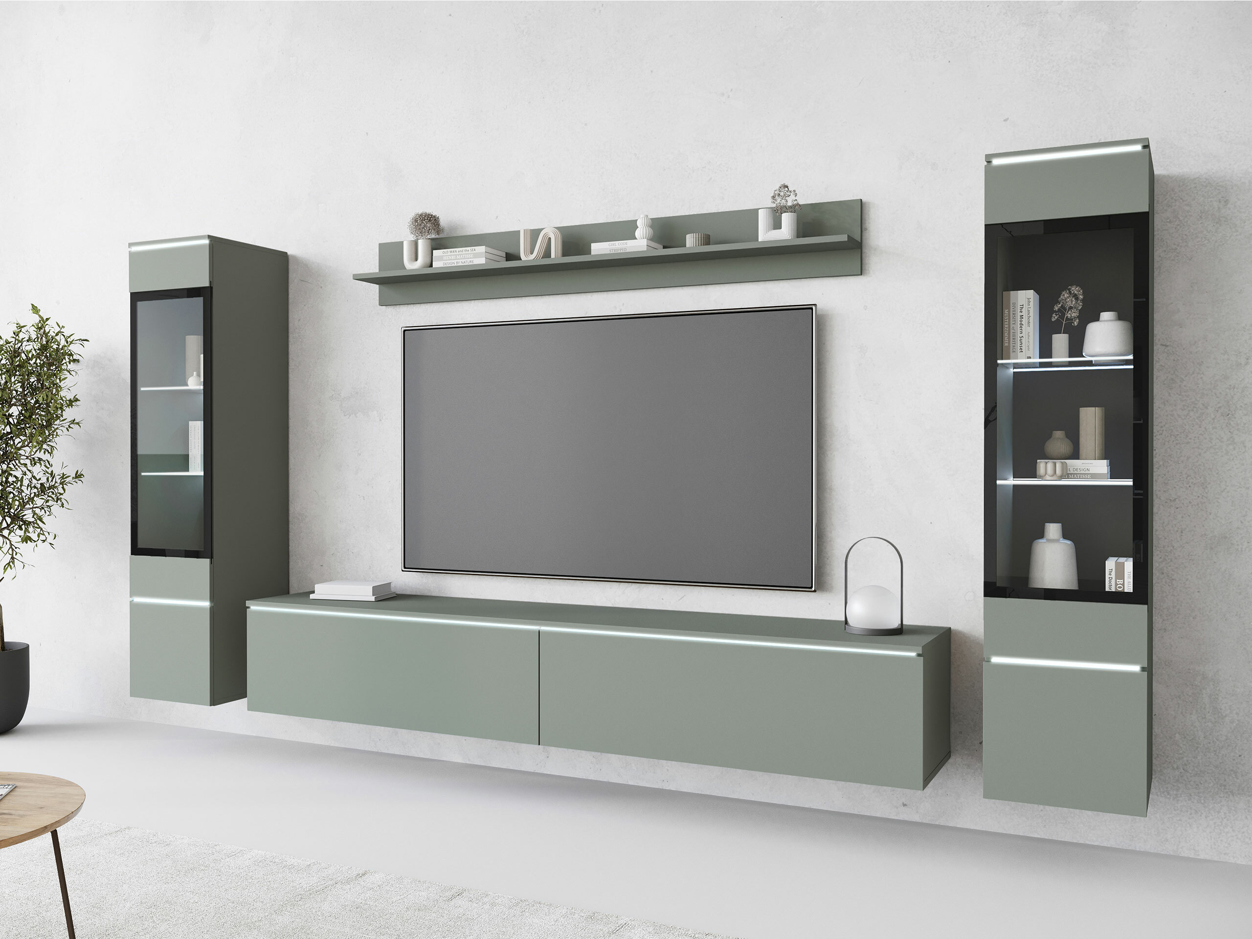 Conjunto para sala de estar Sarasota 126 (Verde empoeirado)