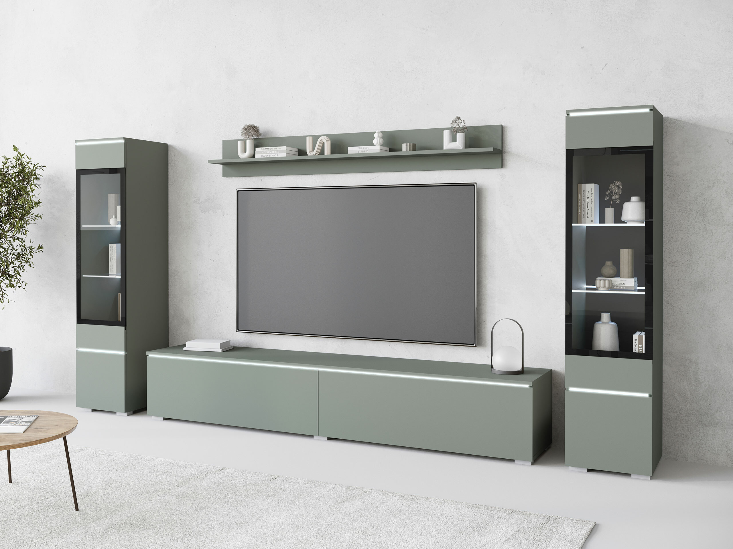 Conjunto para sala de estar Sarasota 126 (Verde empoeirado)