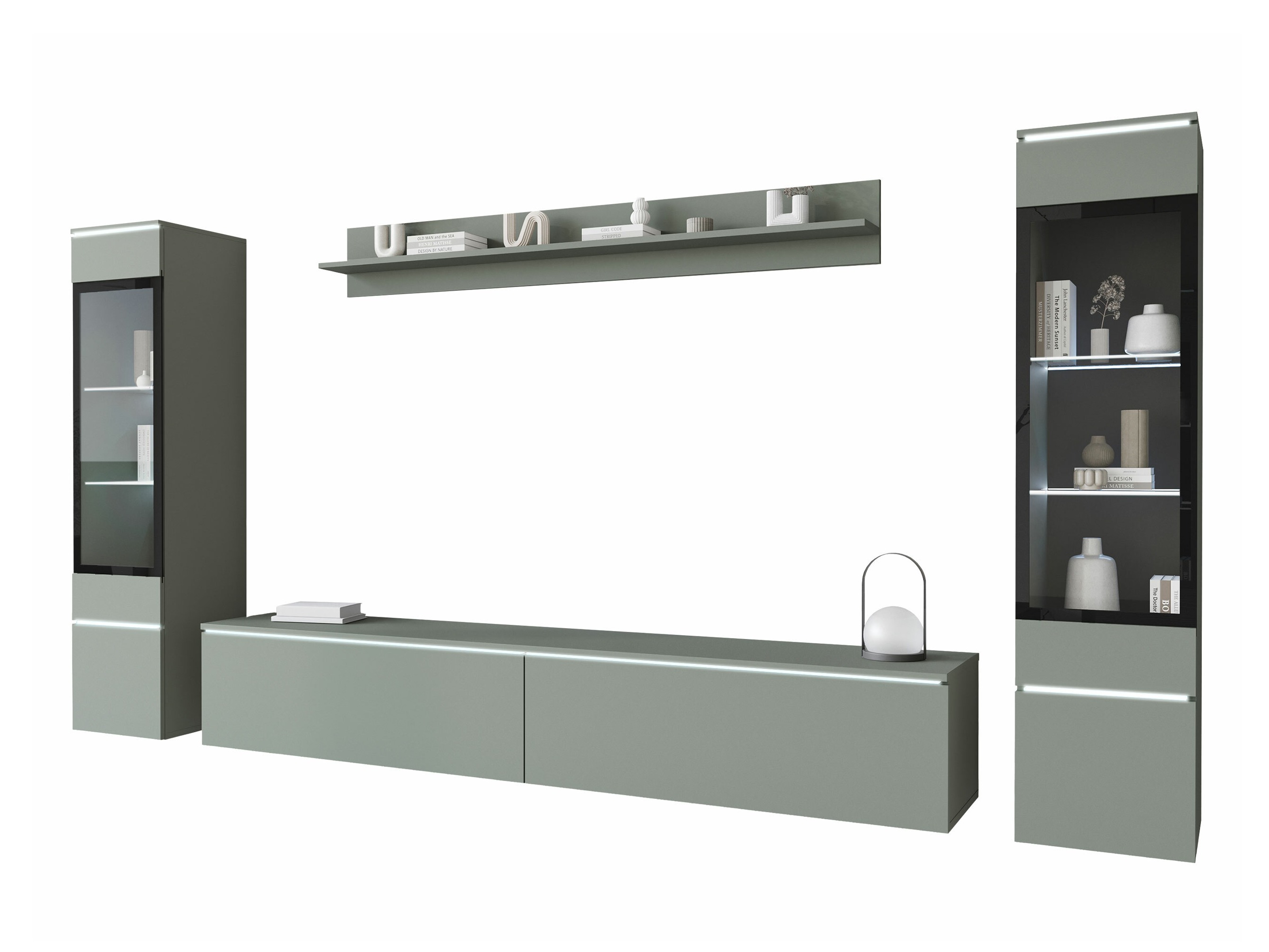 Conjunto para sala de estar Sarasota 126 (Verde empoeirado)