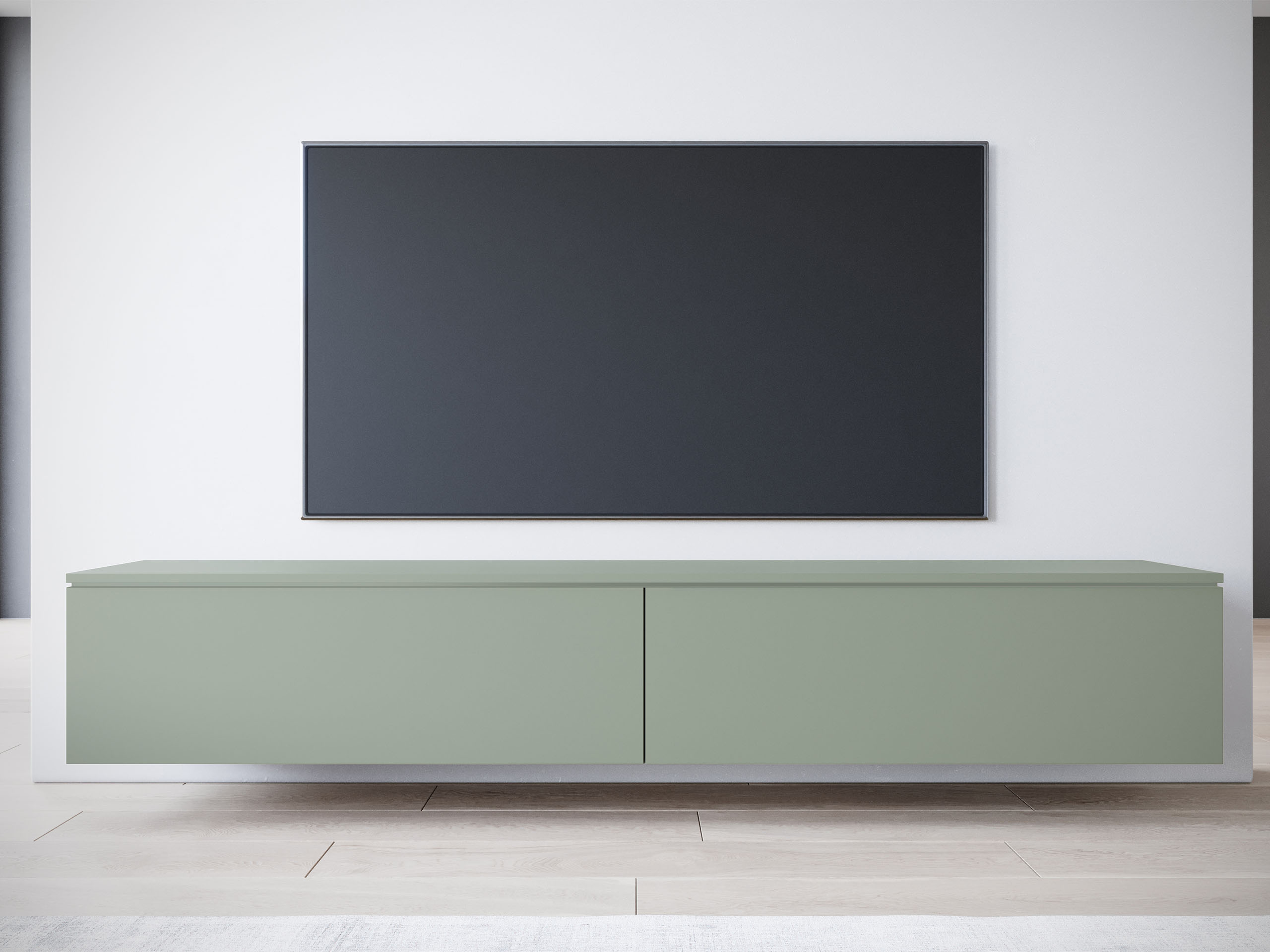 Móvel de TV Sarasota 121 (Verde empoeirado)