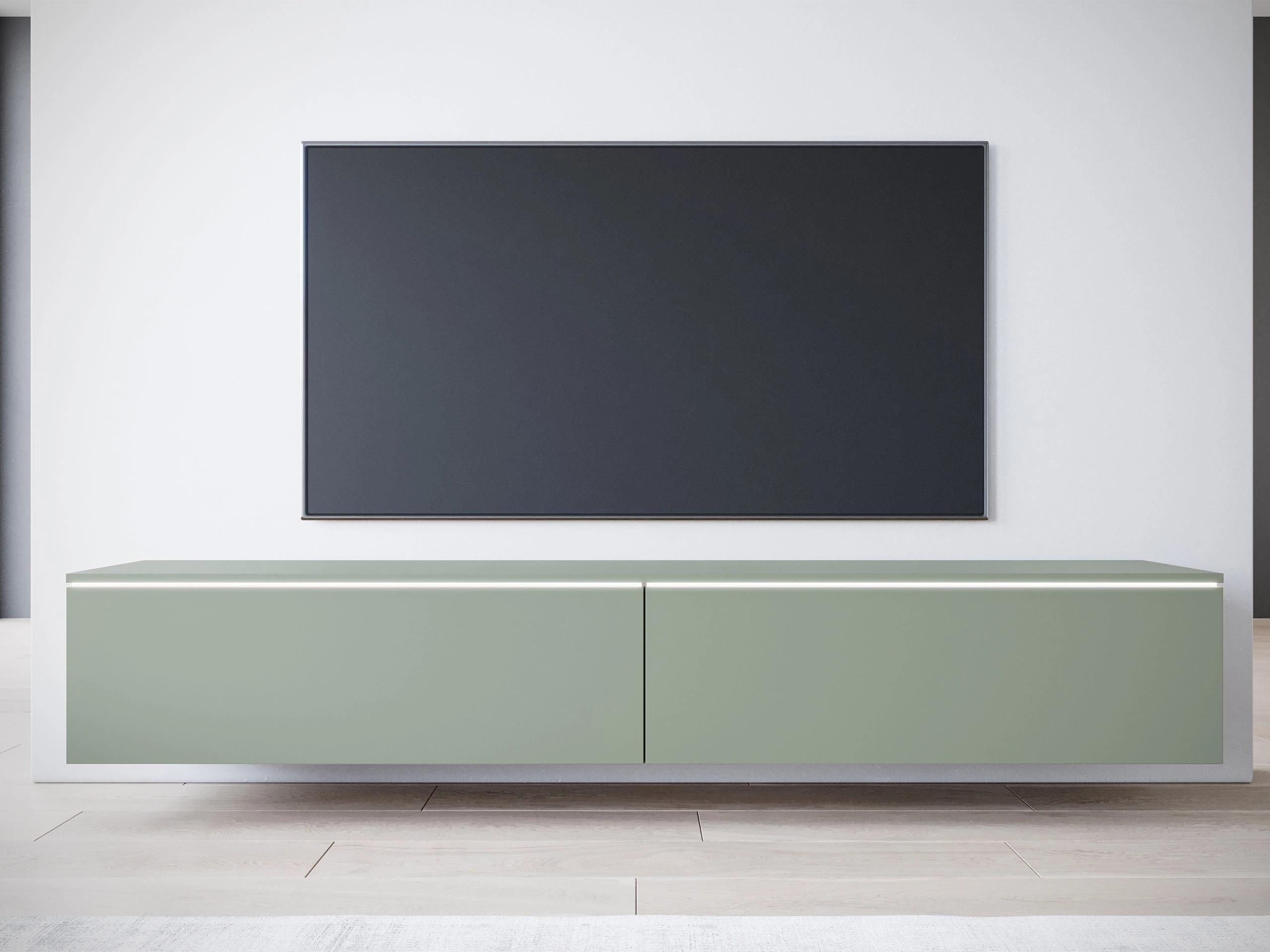 Móvel de TV Sarasota 121 (Verde empoeirado)