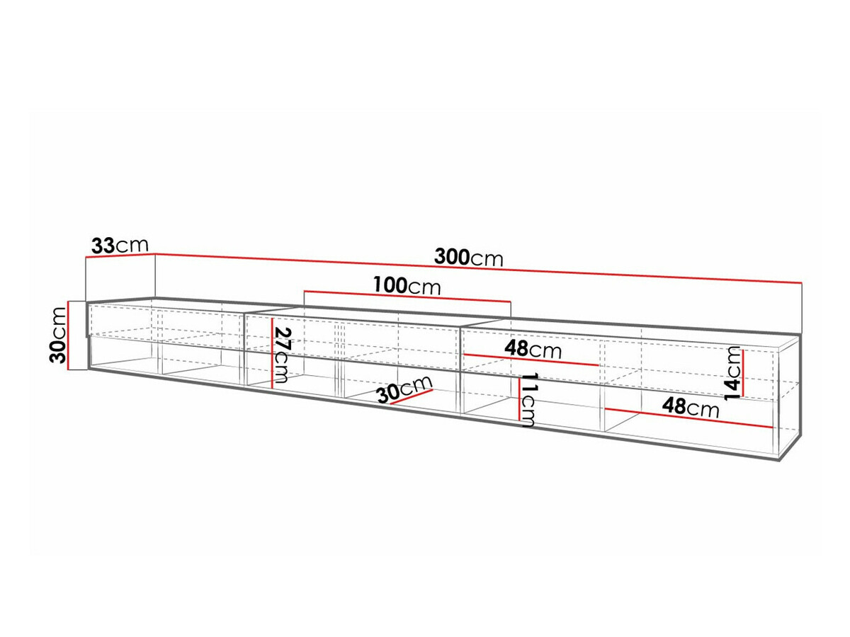 Móvel de TV Sarasota 144 (Castanha)