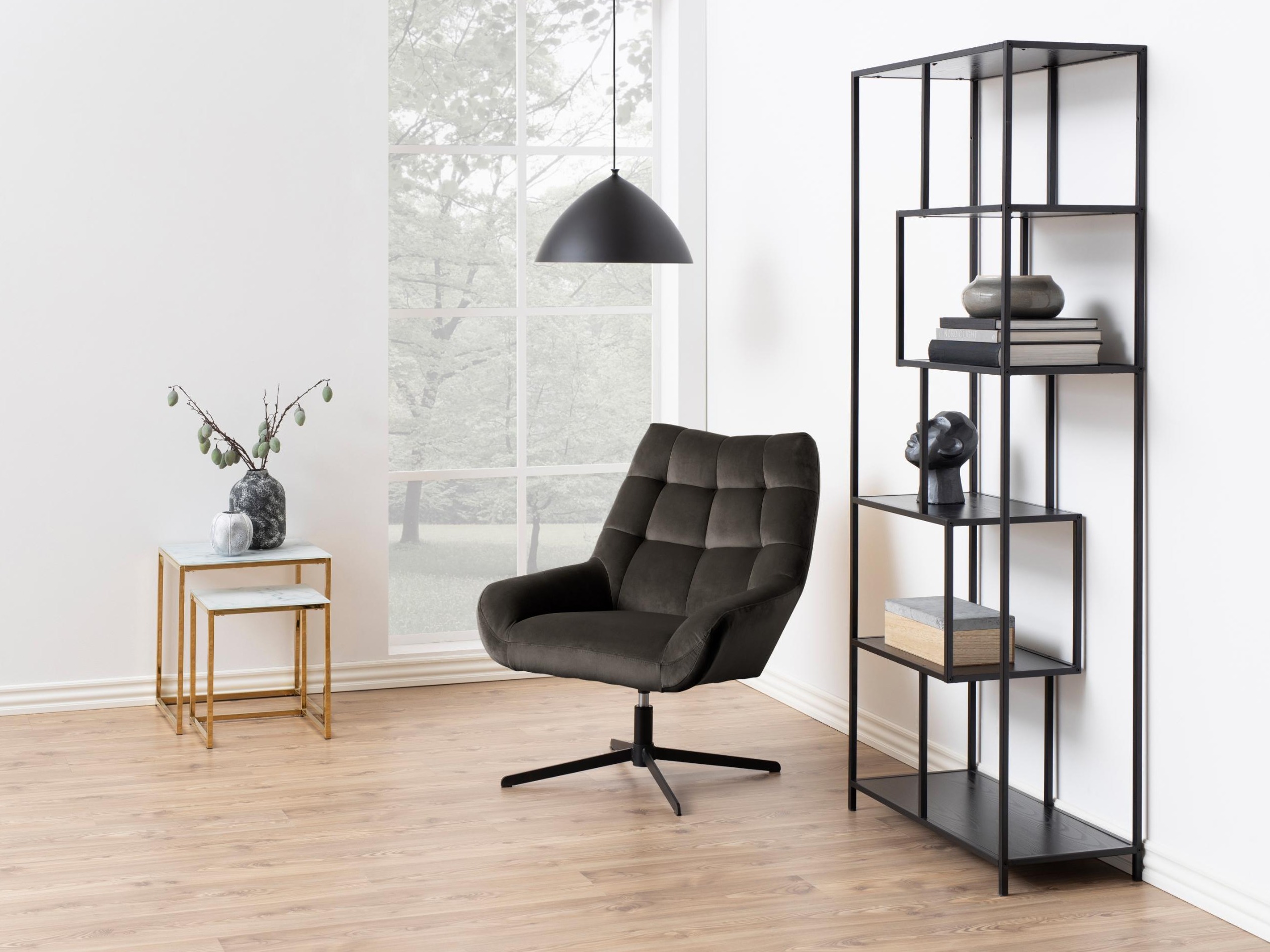 Poltrona Norsica 372 (Castanho escuro)