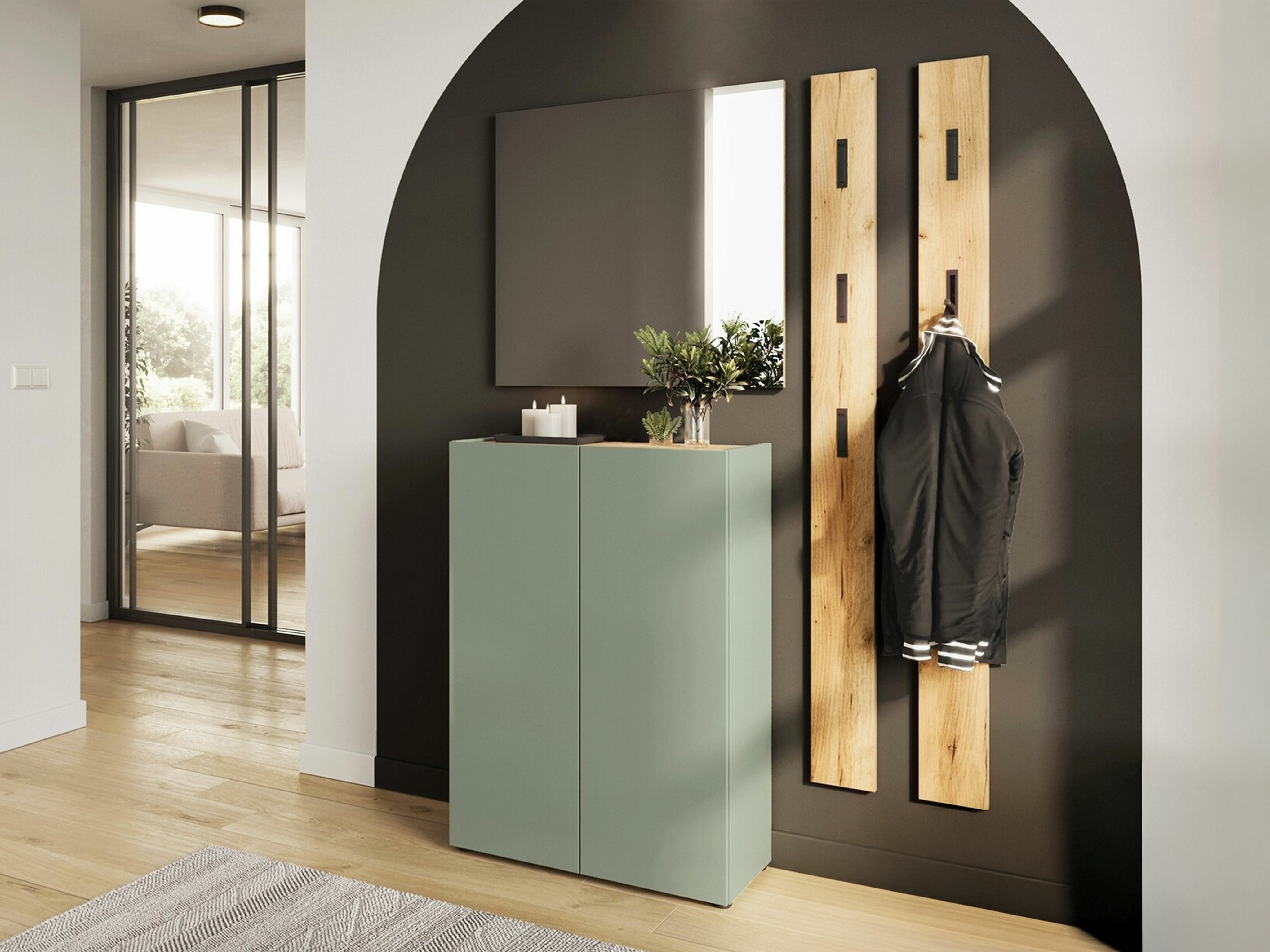 Conjunto para corredor Lircamu 102 (Verde empoeirado)