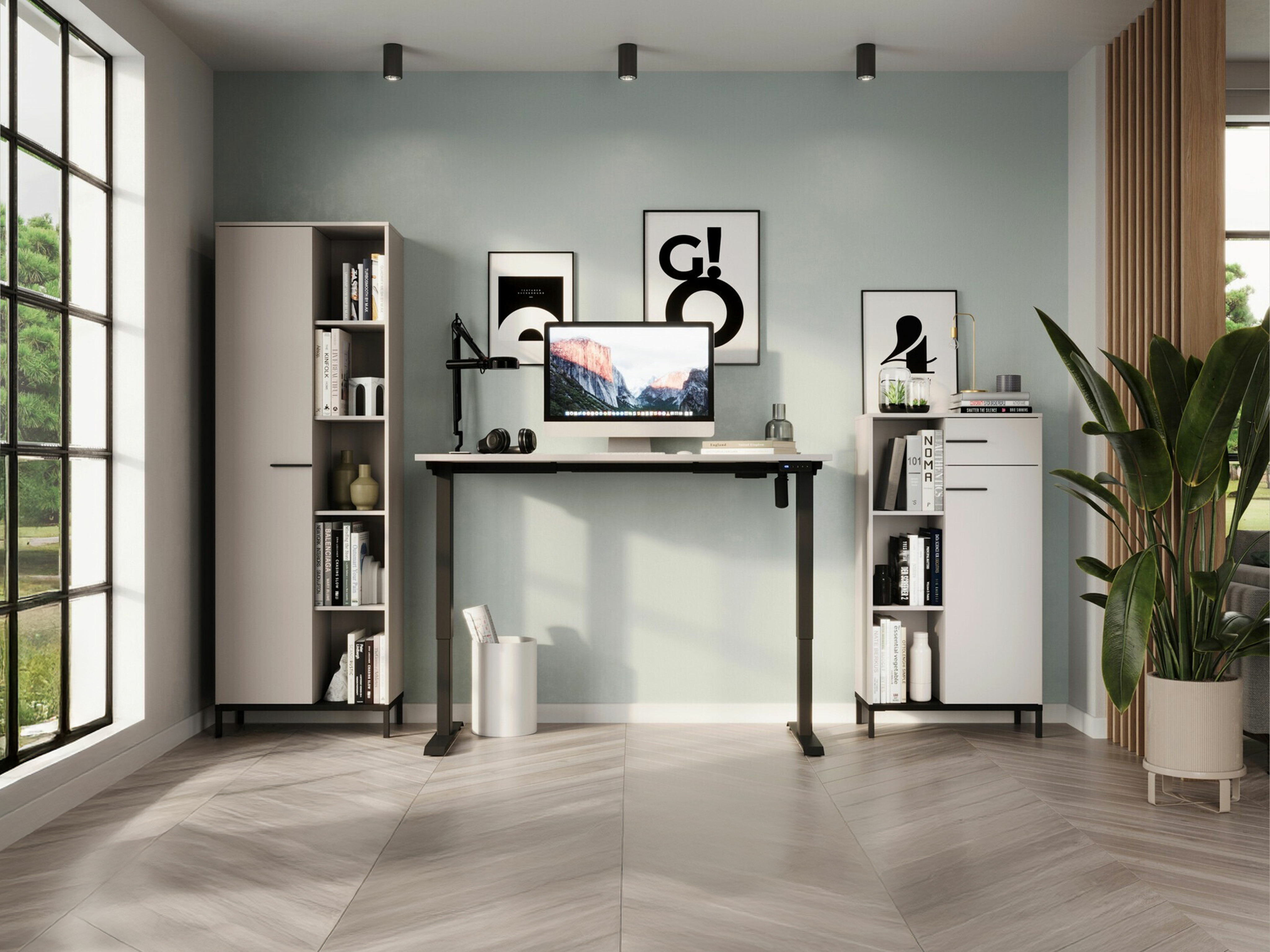 Conjunto para escritório em casa Solaro 105 (Caxemira)