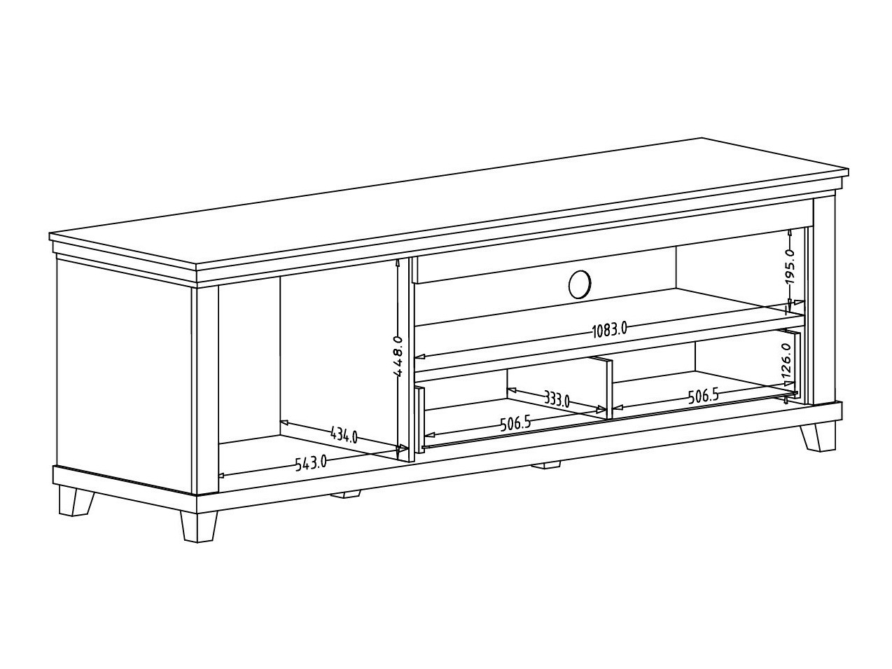 Conjunto para sala de estar Tolnue 135