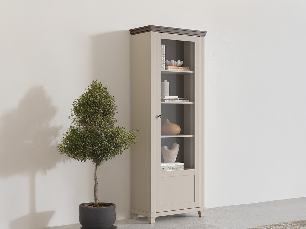 Estante Tolnue 101 (Bege claro + Carvalho)