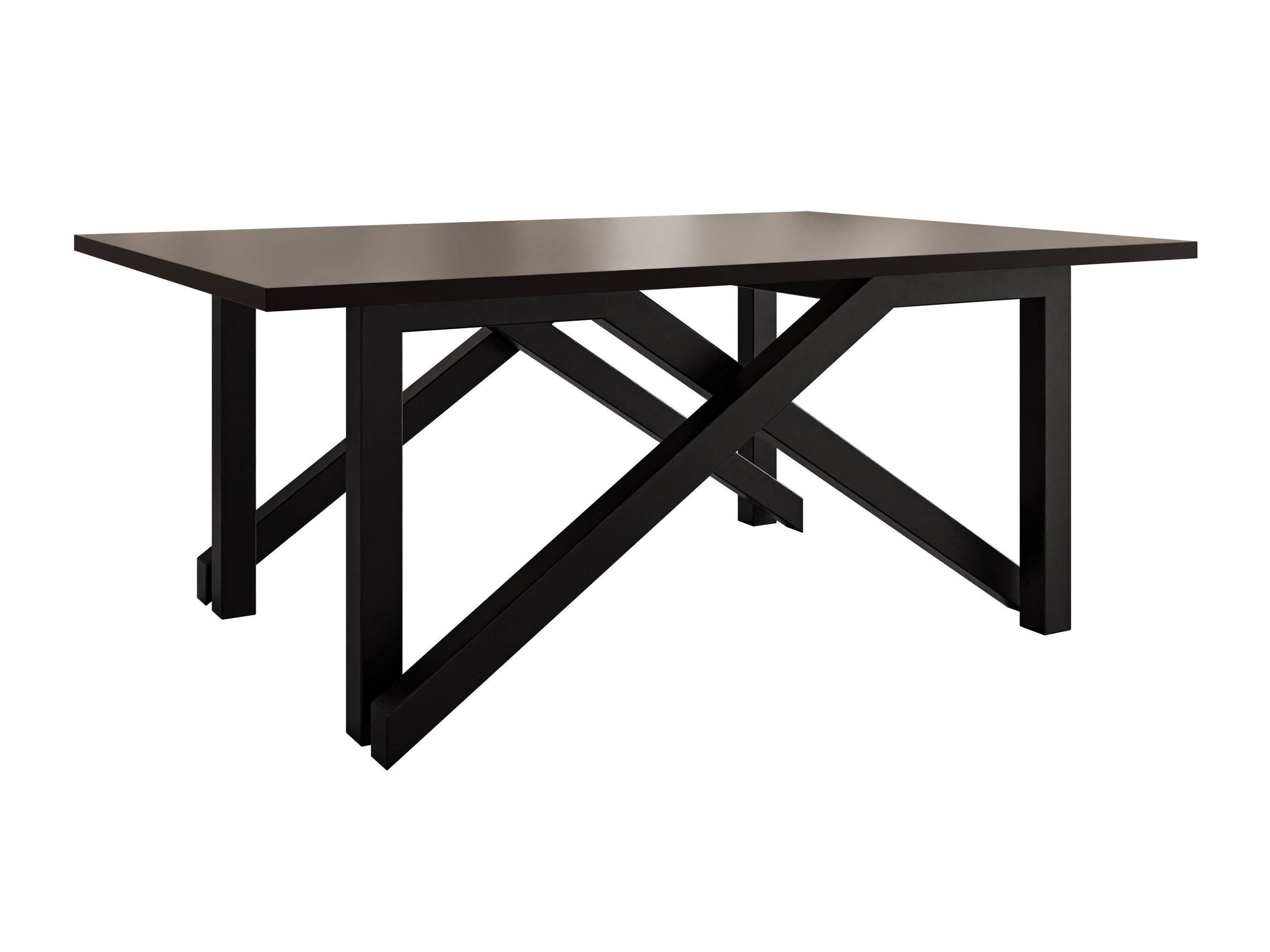 Mesa de centro extensível Oswego 151 (Preto)