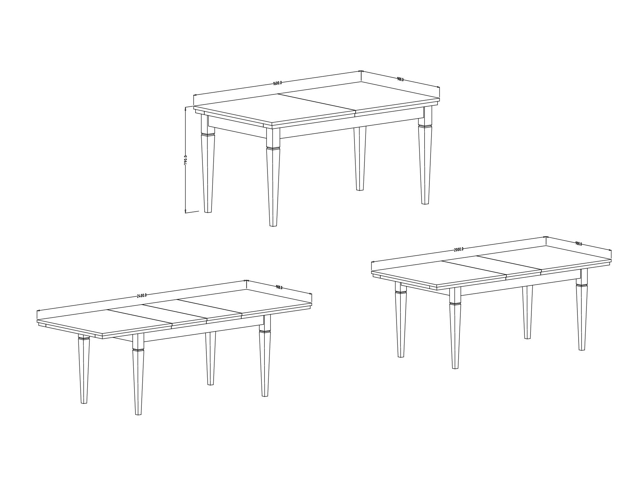 Mesa Tolnue 107 (Verde escuro + Carvalho lefkas)