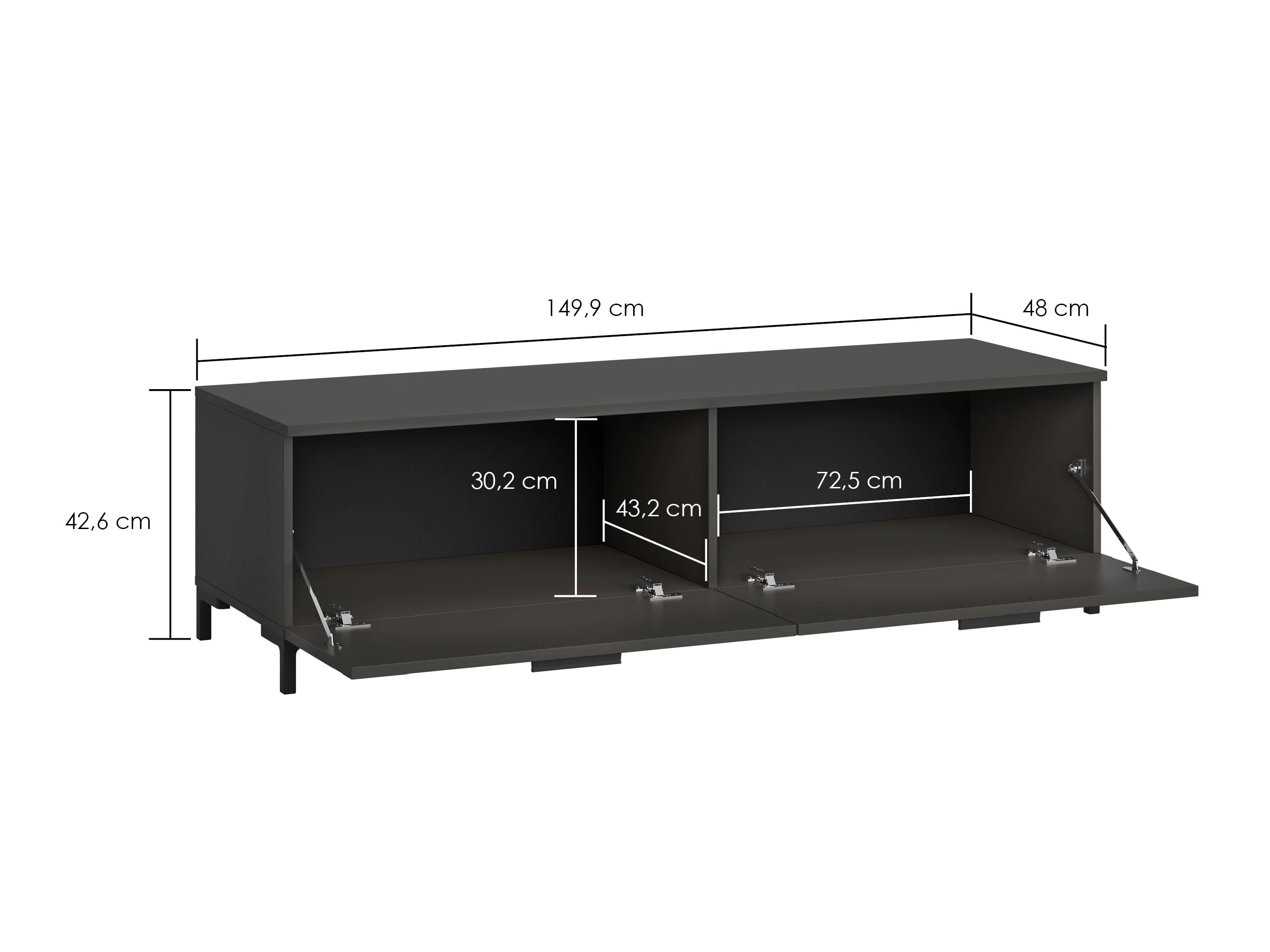 Móvel de TV Salnola 104 (Castanha)