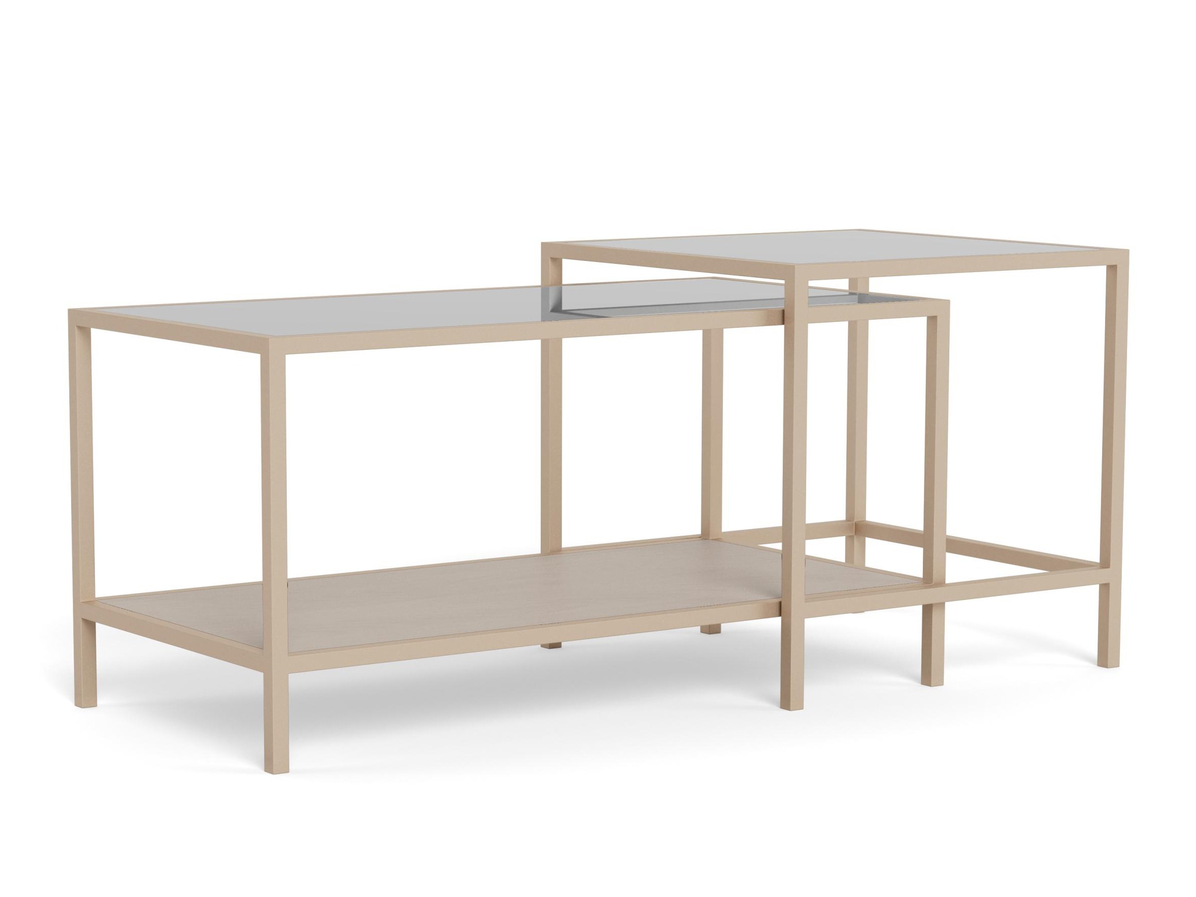 Conjunto de mesa de centro Norsica Sevferi 189 (Cinzento)