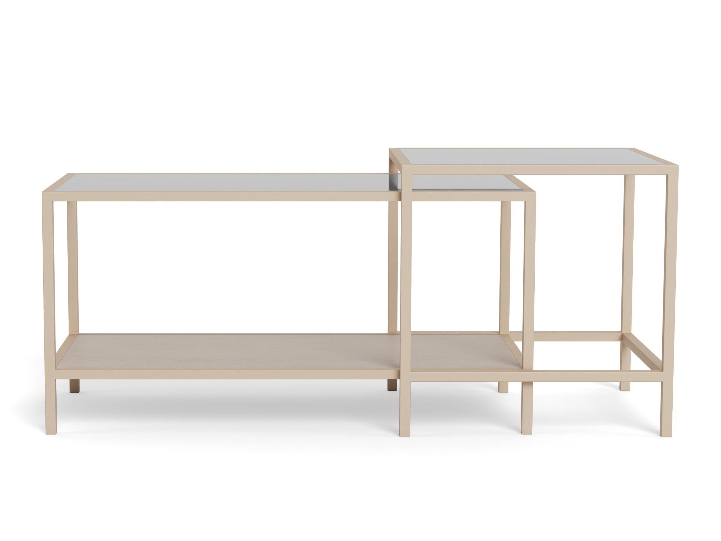 Conjunto de mesa de centro Norsica Sevferi 189 (Cinzento)