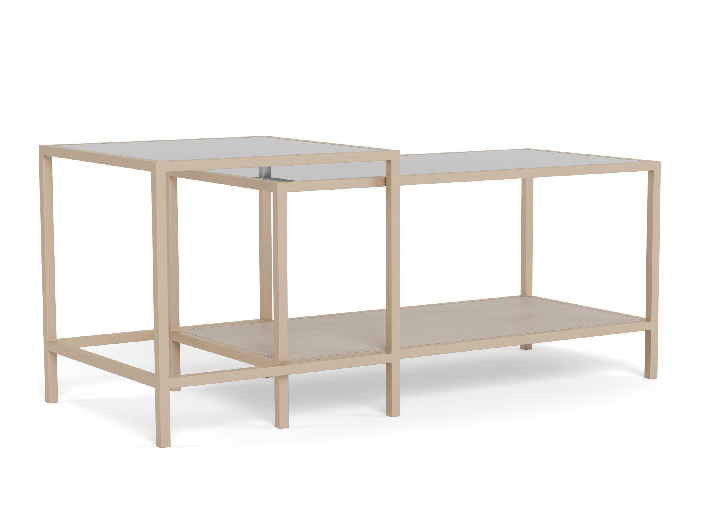 Conjunto de mesa de centro Norsica Sevferi 189 (Cinzento)