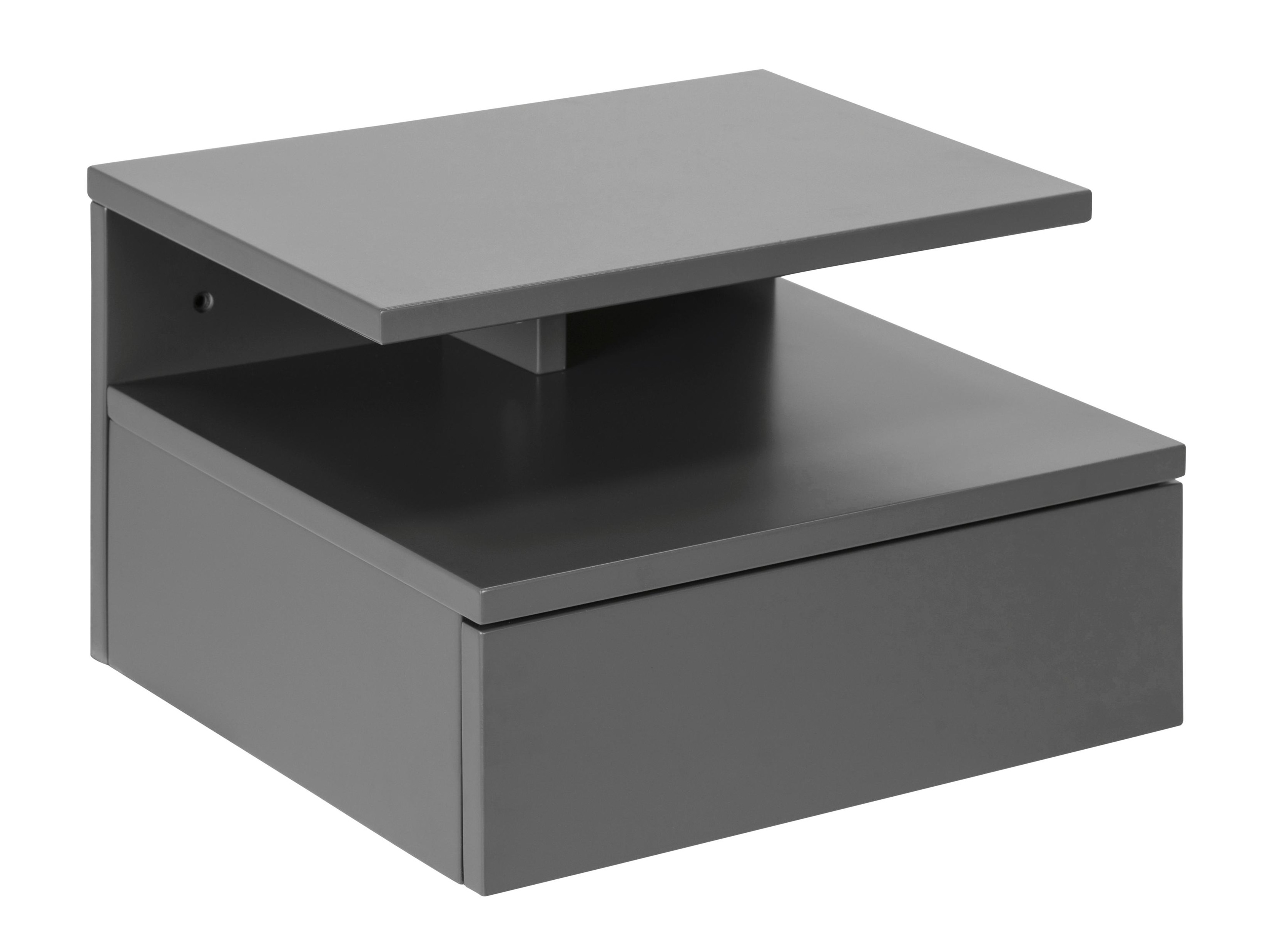 Mesa de cabeceira Norsica 970 (Cinzento)