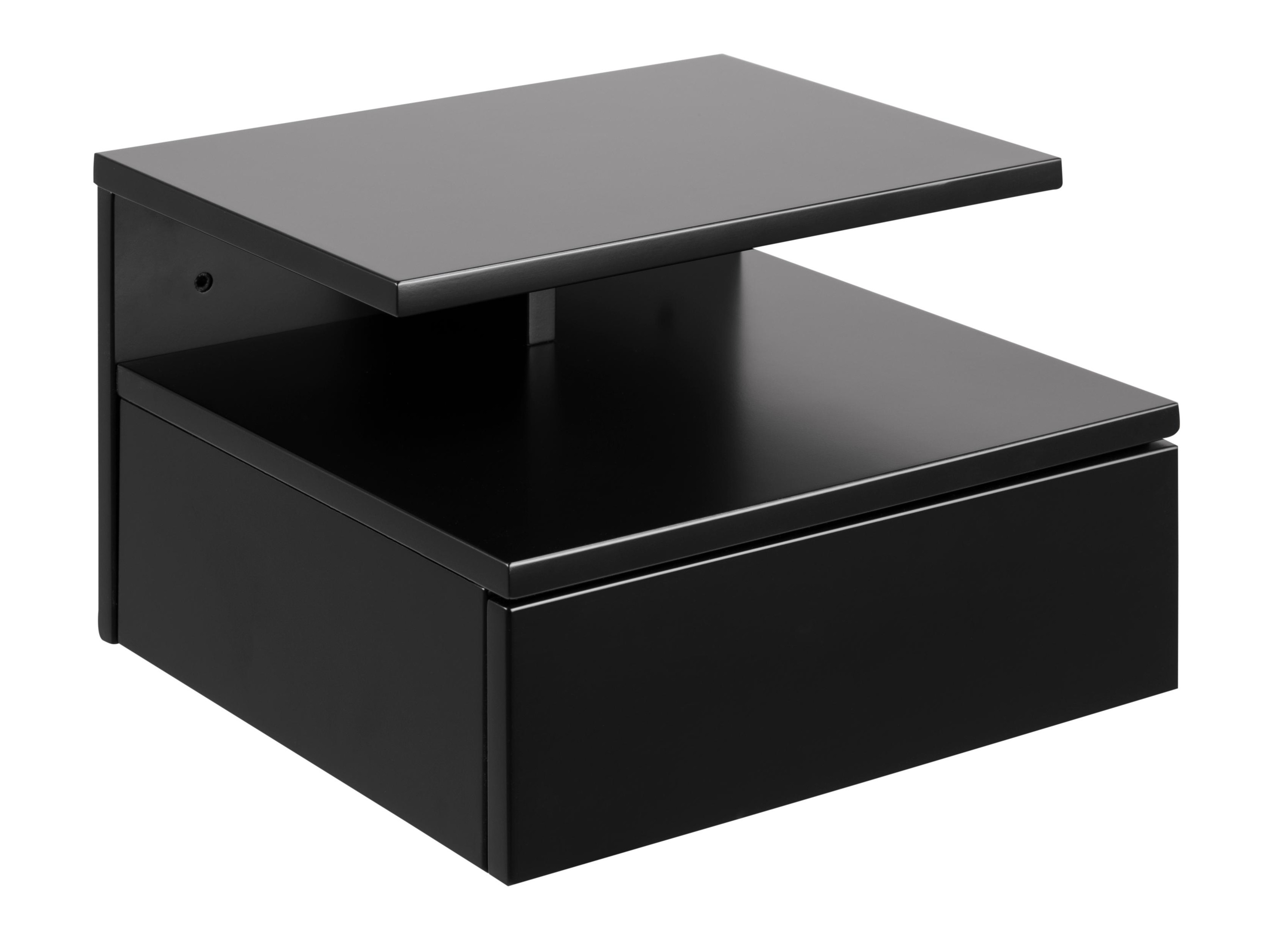 Mesa de cabeceira Norsica 970 (Preto)