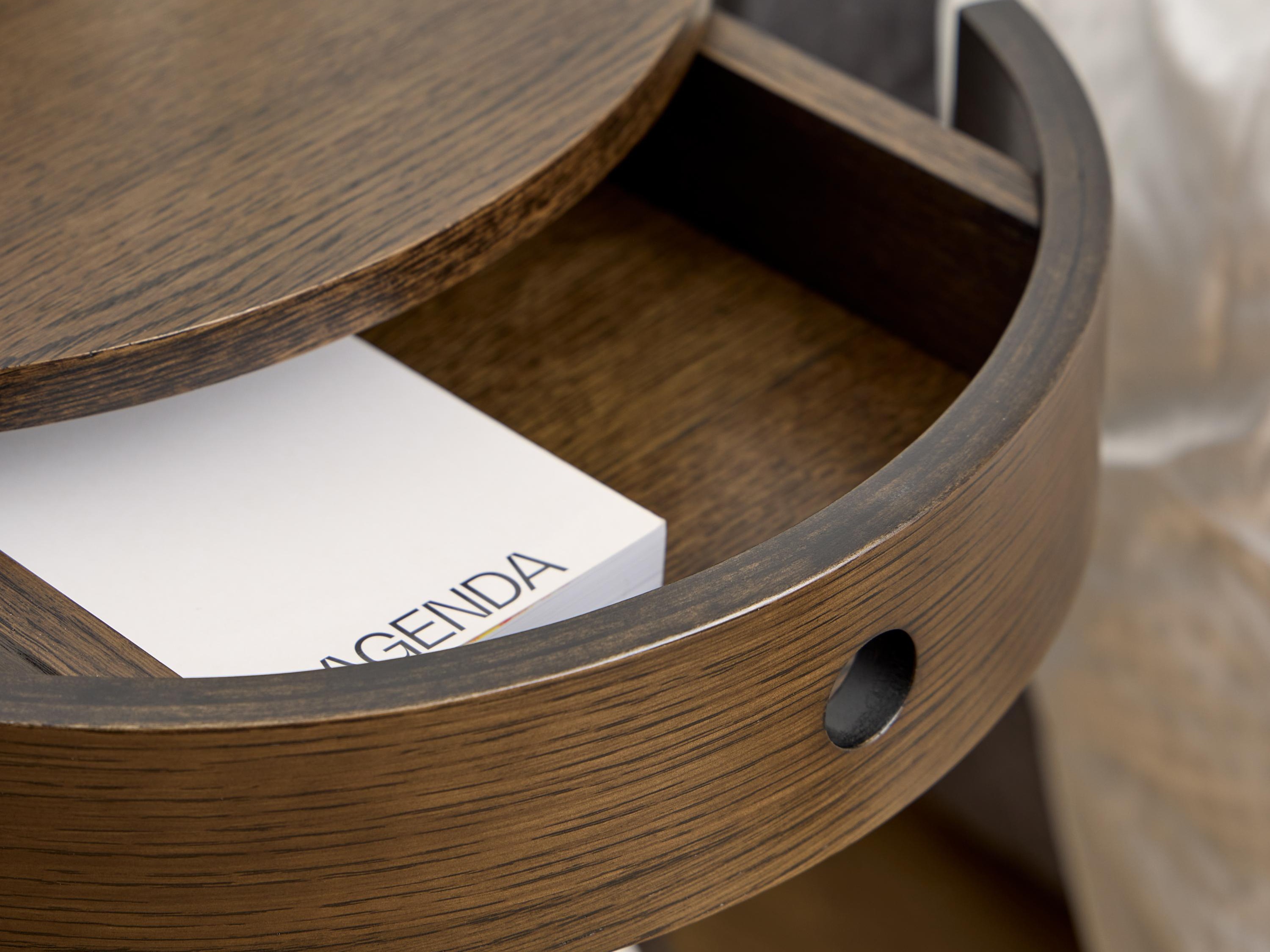 Mesa de cabeceira Norsica 987 (Carvalho escuro)