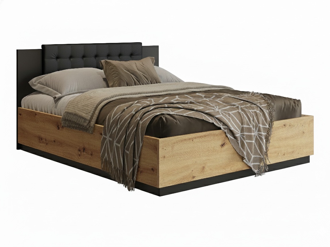 Cama Felelie 104 (Carvalho Artisan)