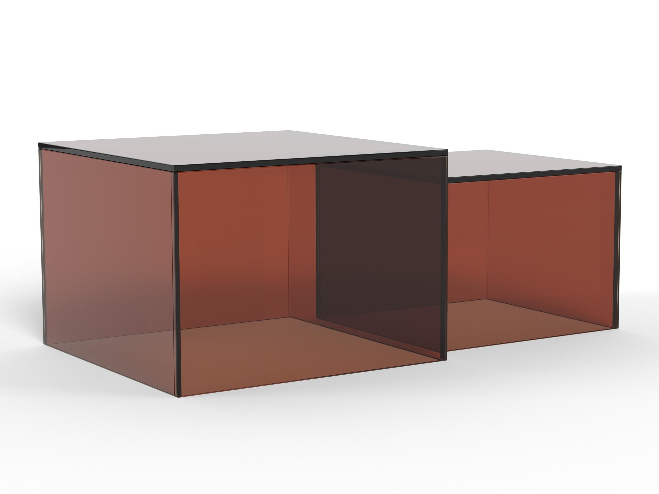 Conjunto de mesa de centro Norsica 1007 (Castanho)