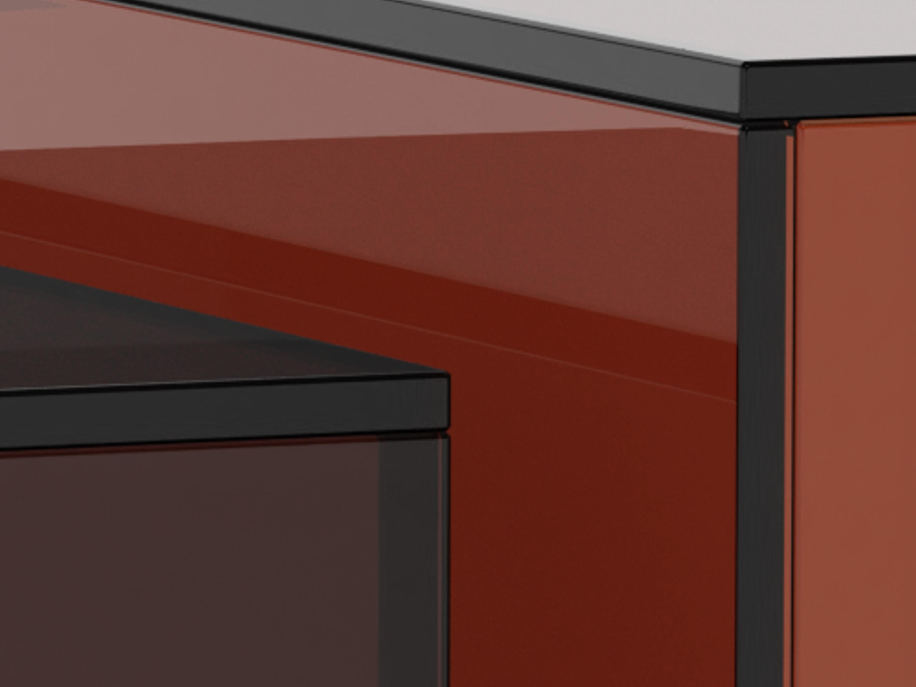 Conjunto de mesa de centro Norsica 1007 (Castanho)