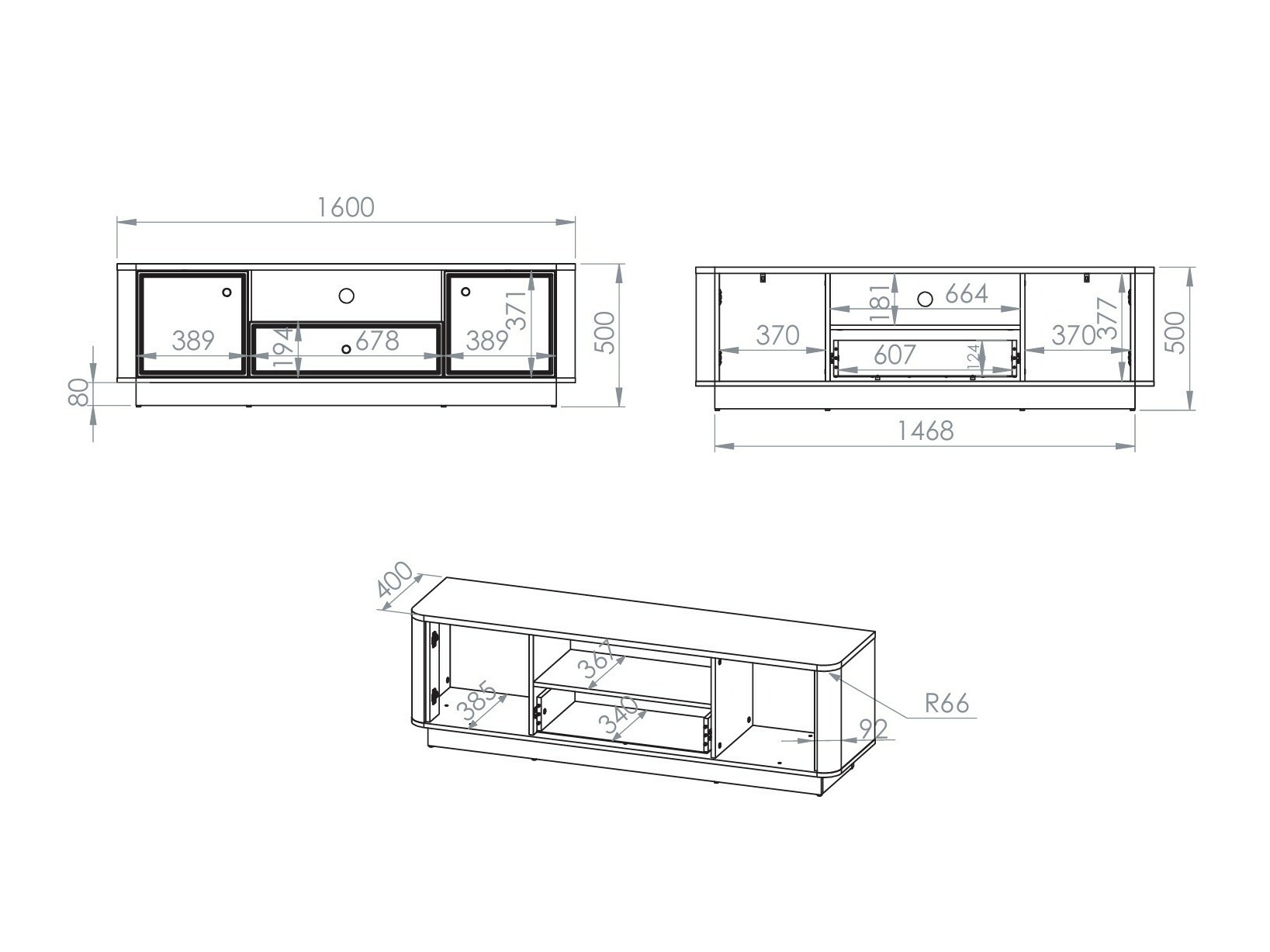 Móvel de TV Cavrome 103