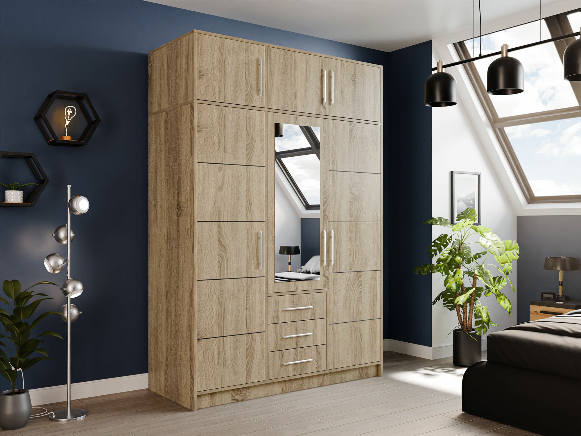 Roupeiro Dortivu 153 (Carvalho sonoma)