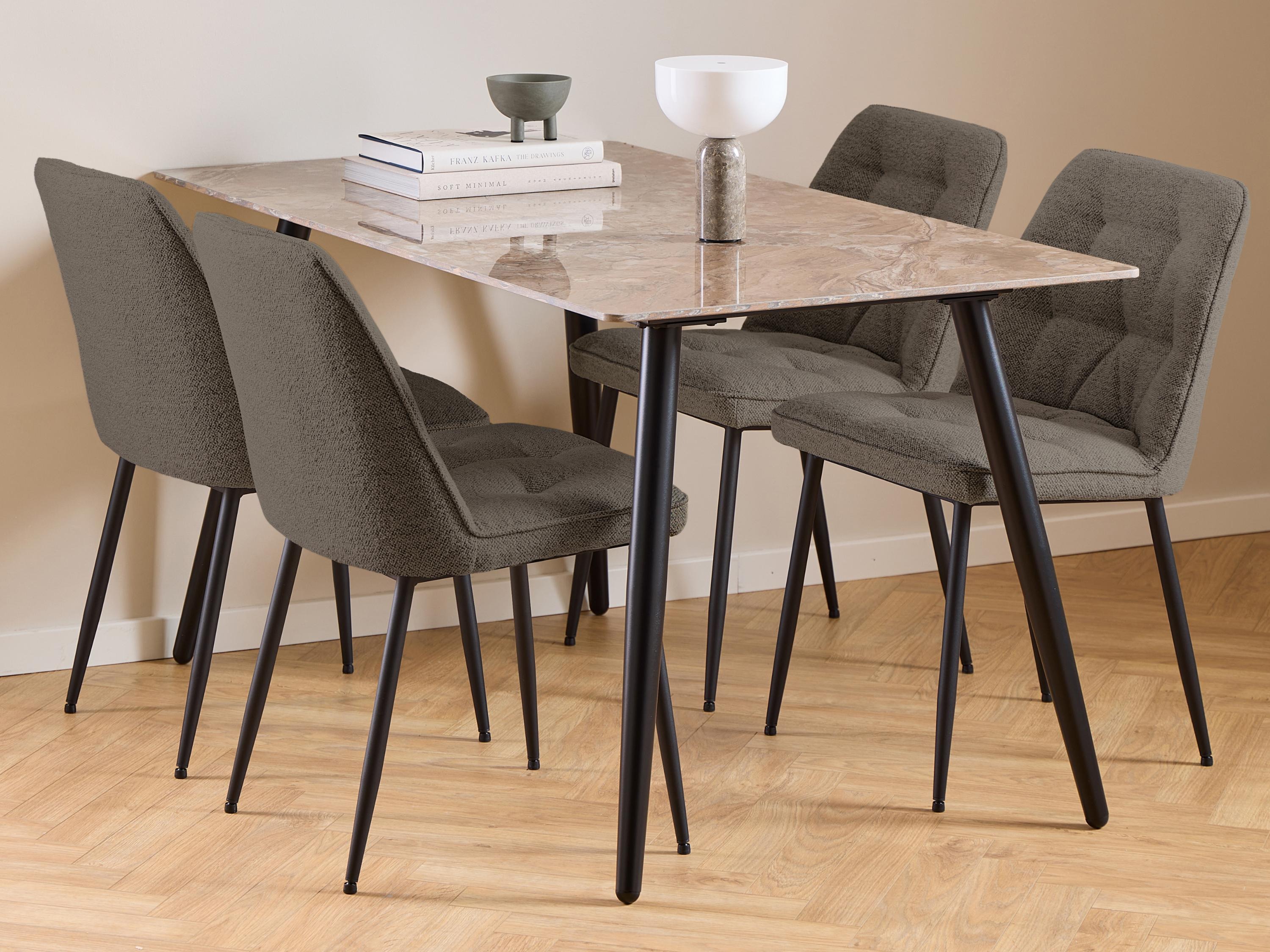 Conjunto para refeições Norsica 1012 (Taupe + Preto)