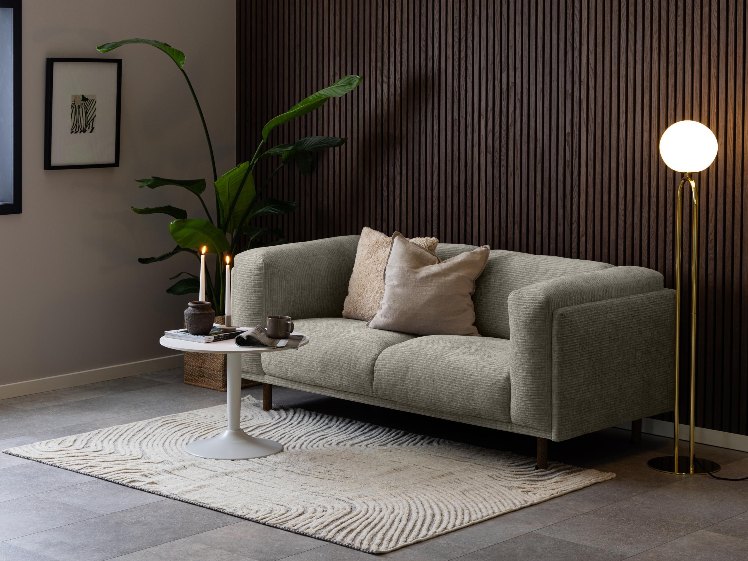 Mesa de centro Norsica 742 (Marmore branco)