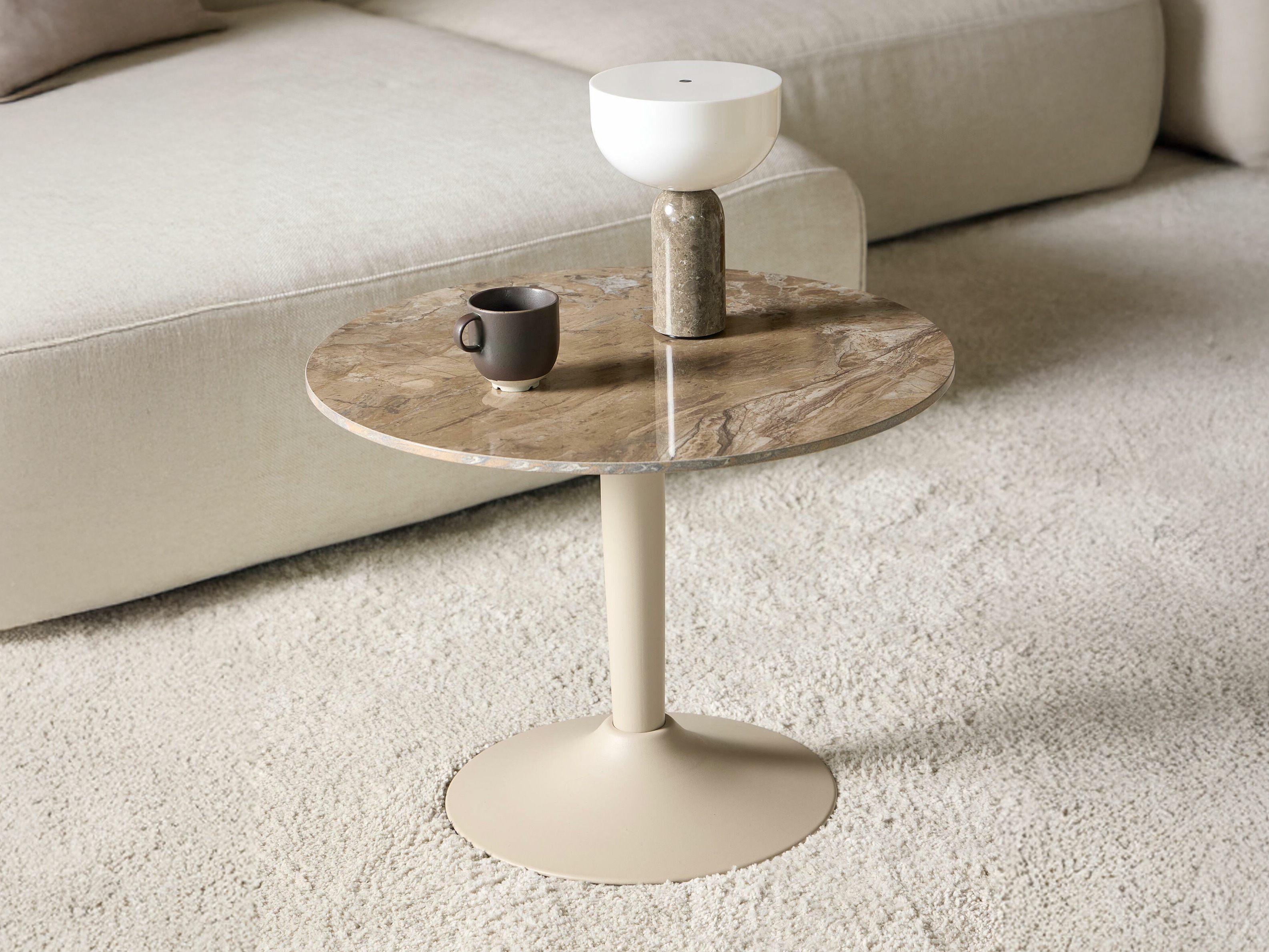 Mesa de centro Norsica 742 (Mármore marrom)