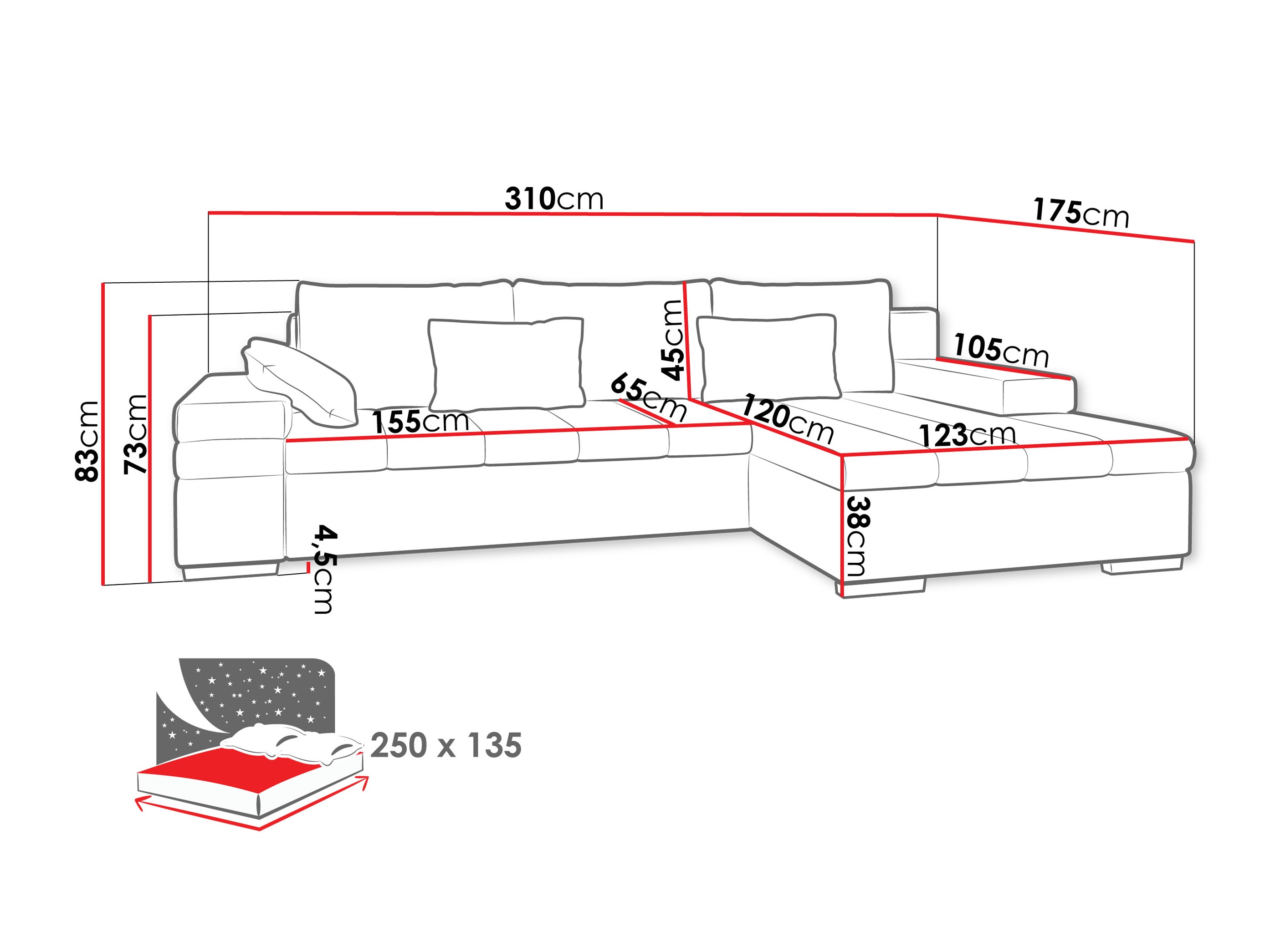 Sofá de canto Comfivo 169 (Corbett 78)