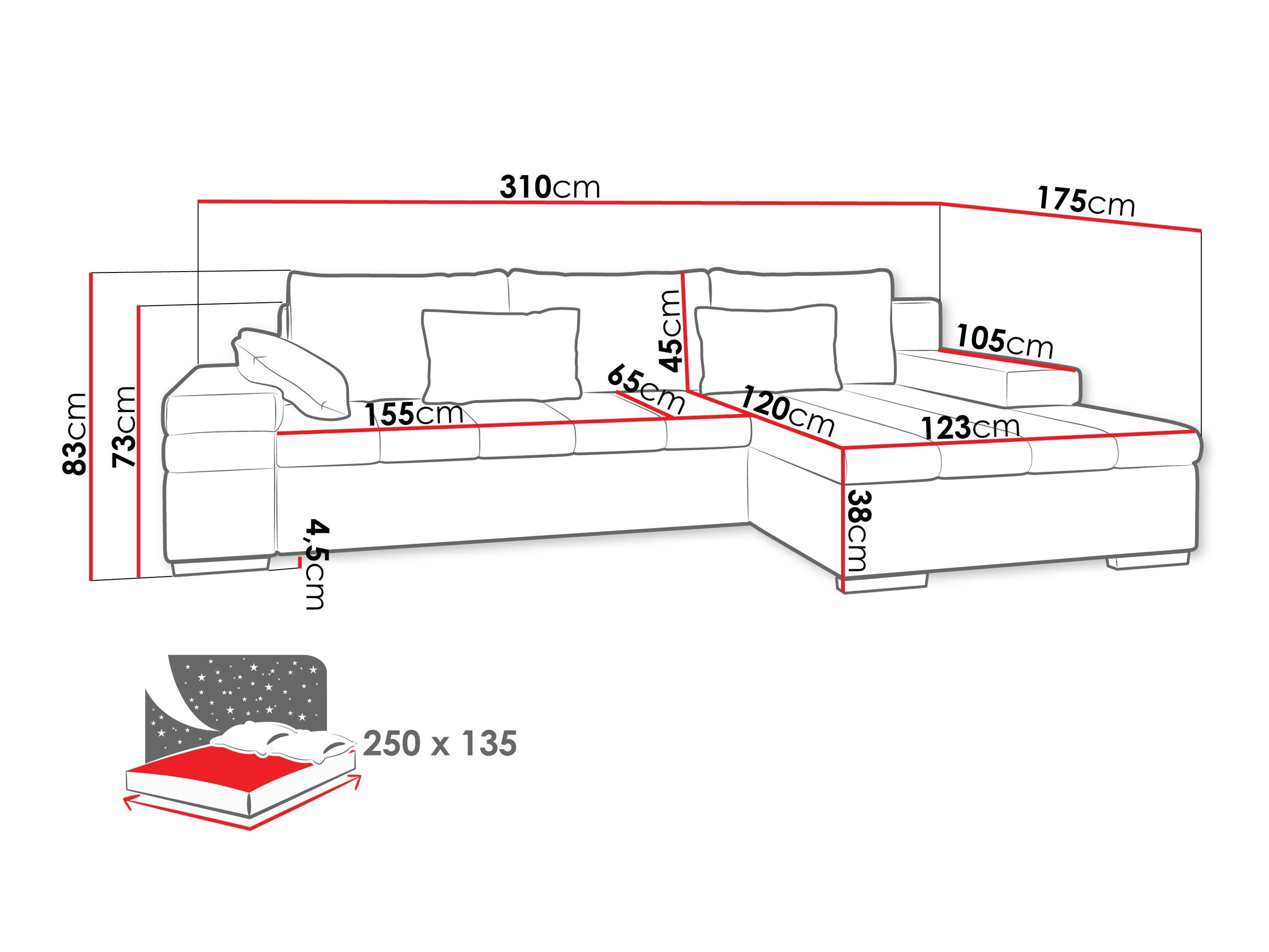 Sofá de canto Comfivo 169 (Corbett 78)