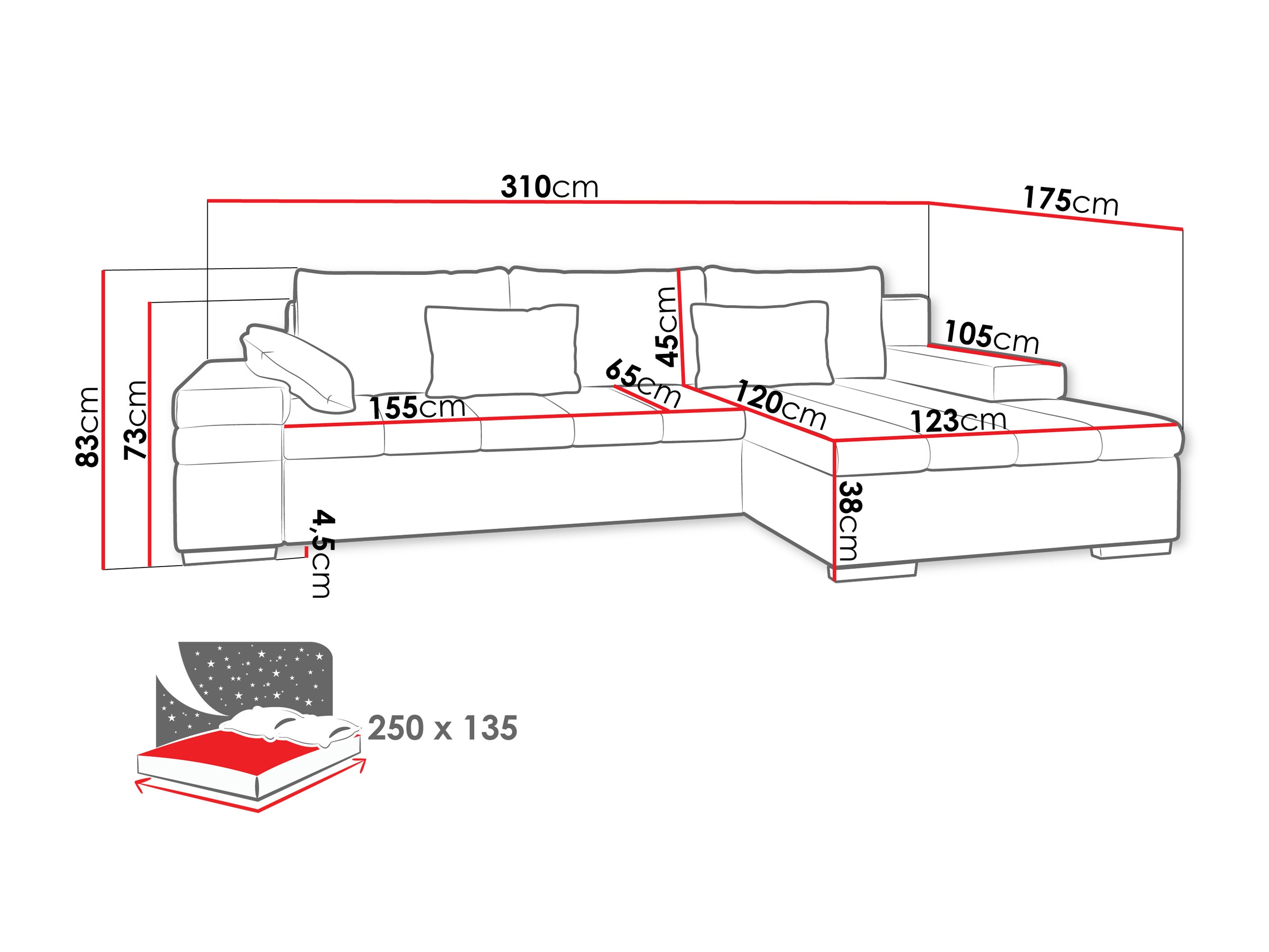 Sofá de canto Comfivo 169 (Pianão 02 + Corbett 21)
