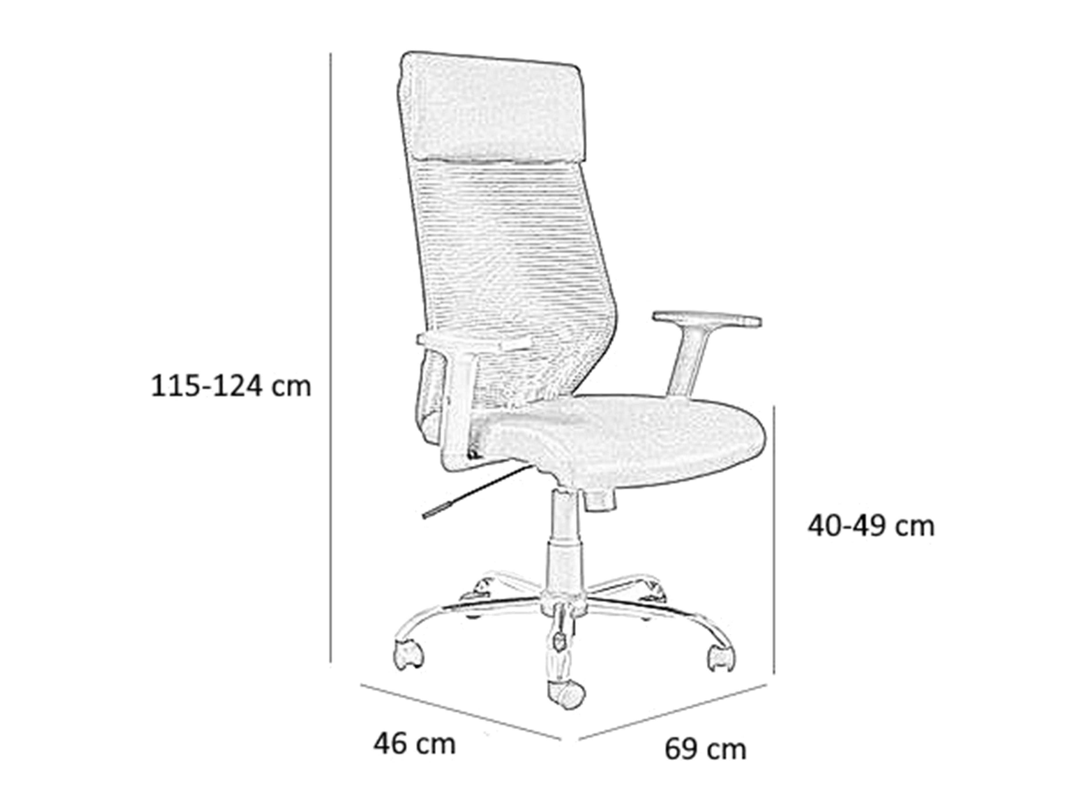 Cadeira de escritório Detroit 519
