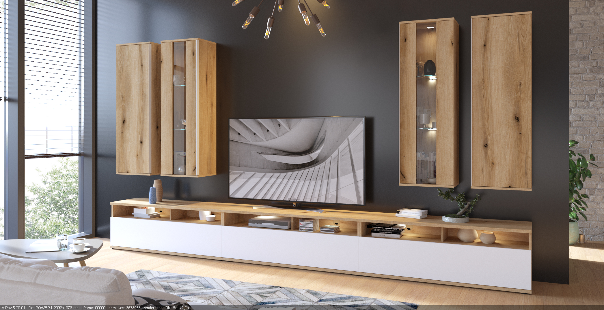 Móvel de TV Ontario 183