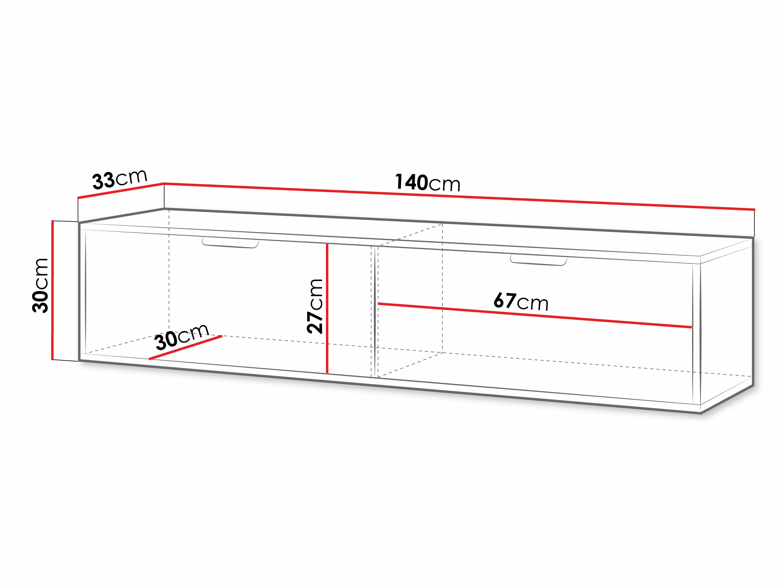 Móvel de TV Hamilton 100 (Branco)