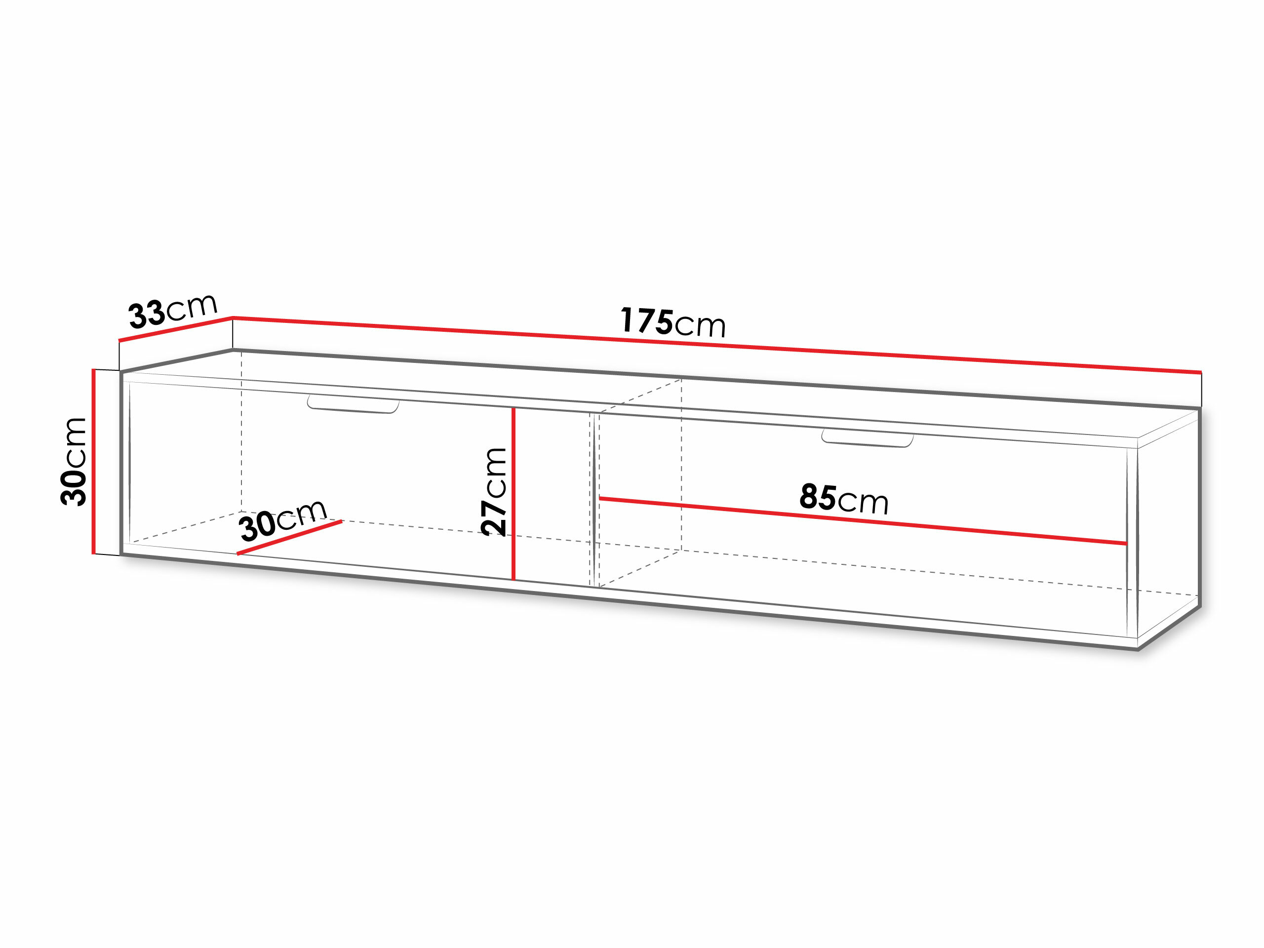 Móvel de TV Hamilton 101 (Branco)