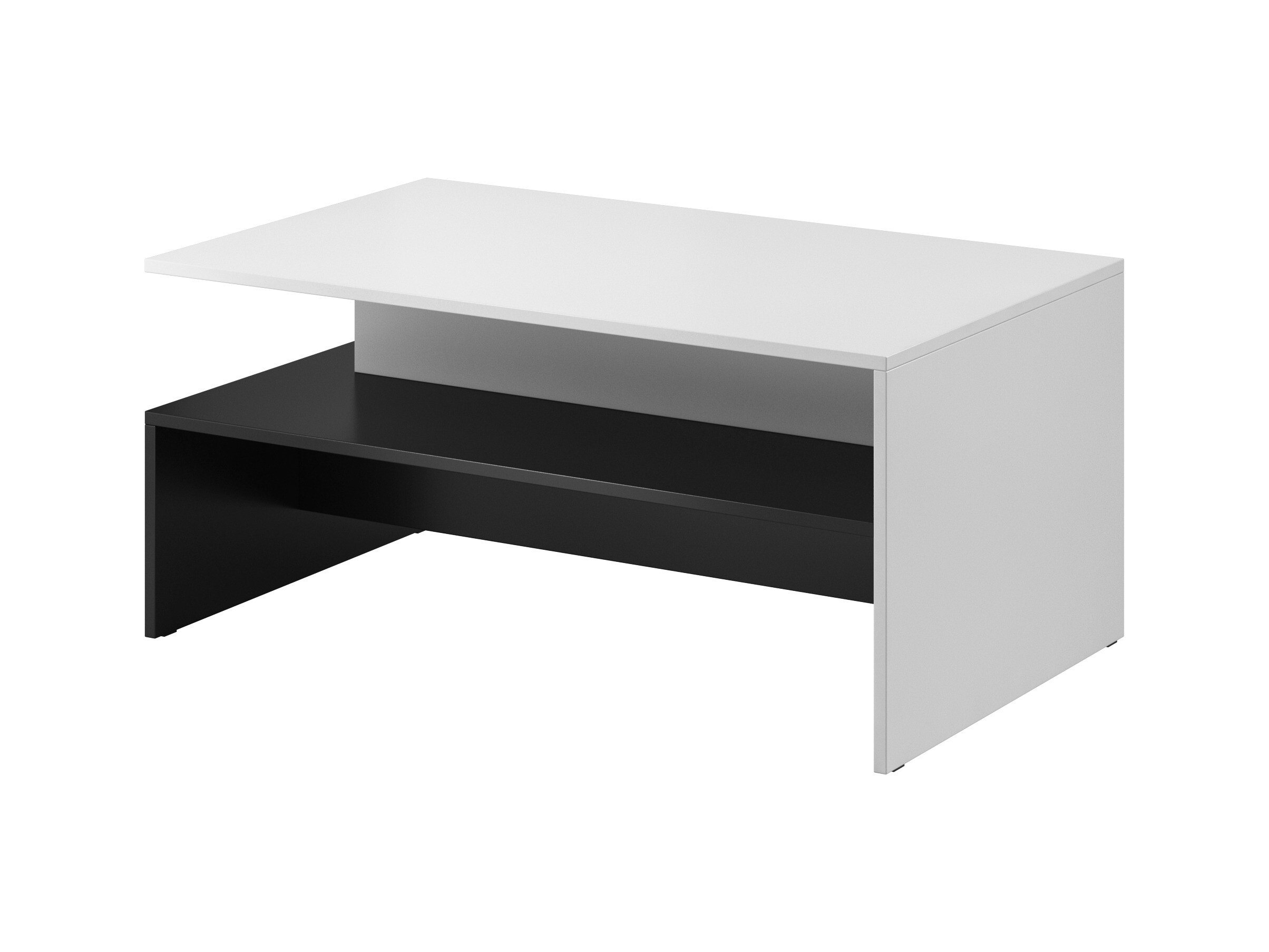 Conjunto para sala de estar Serodeu 104 (Branco + Branco brilhante)