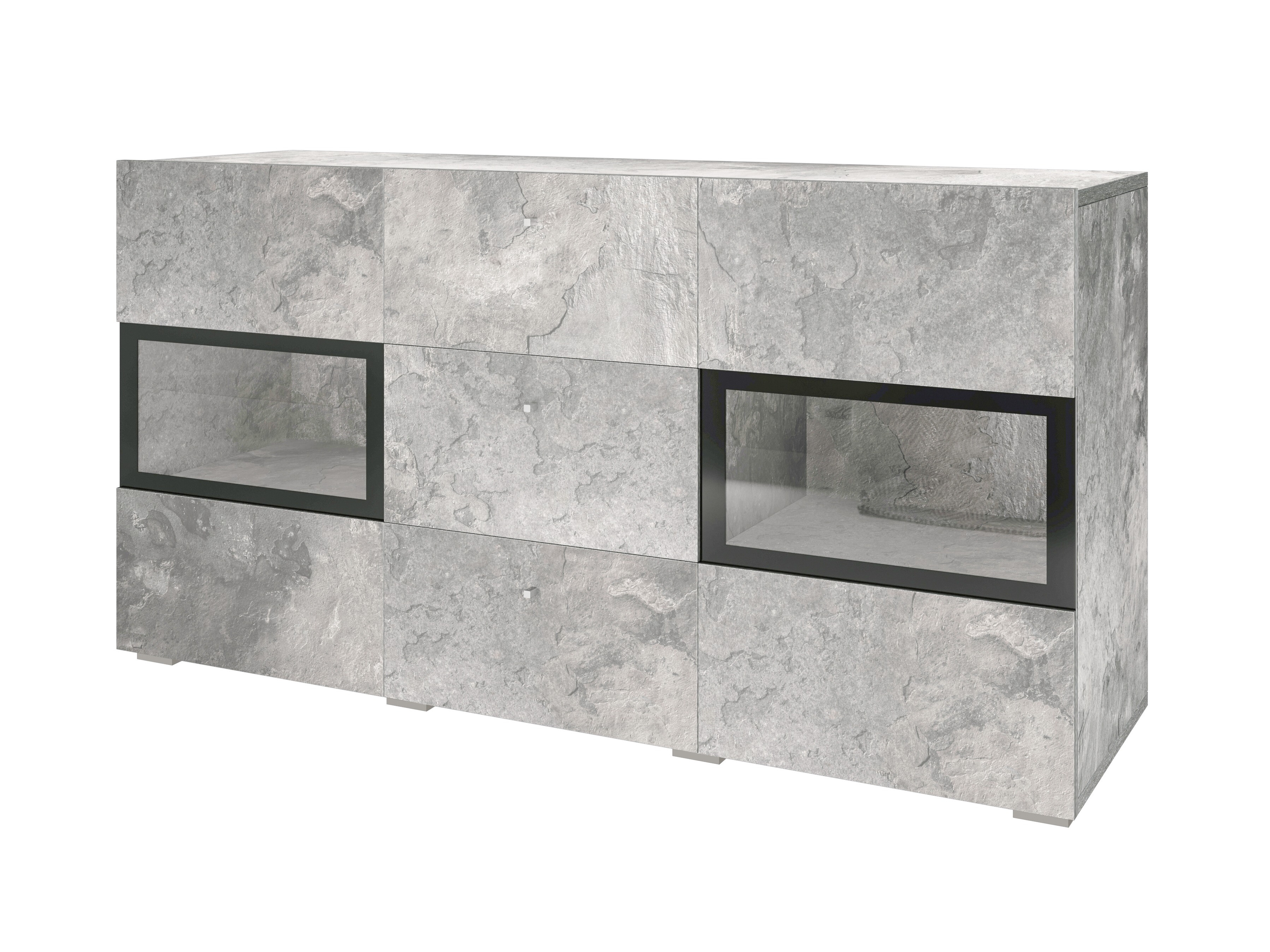 Conjunto para sala de estar Serodeu 104 (Cimento)