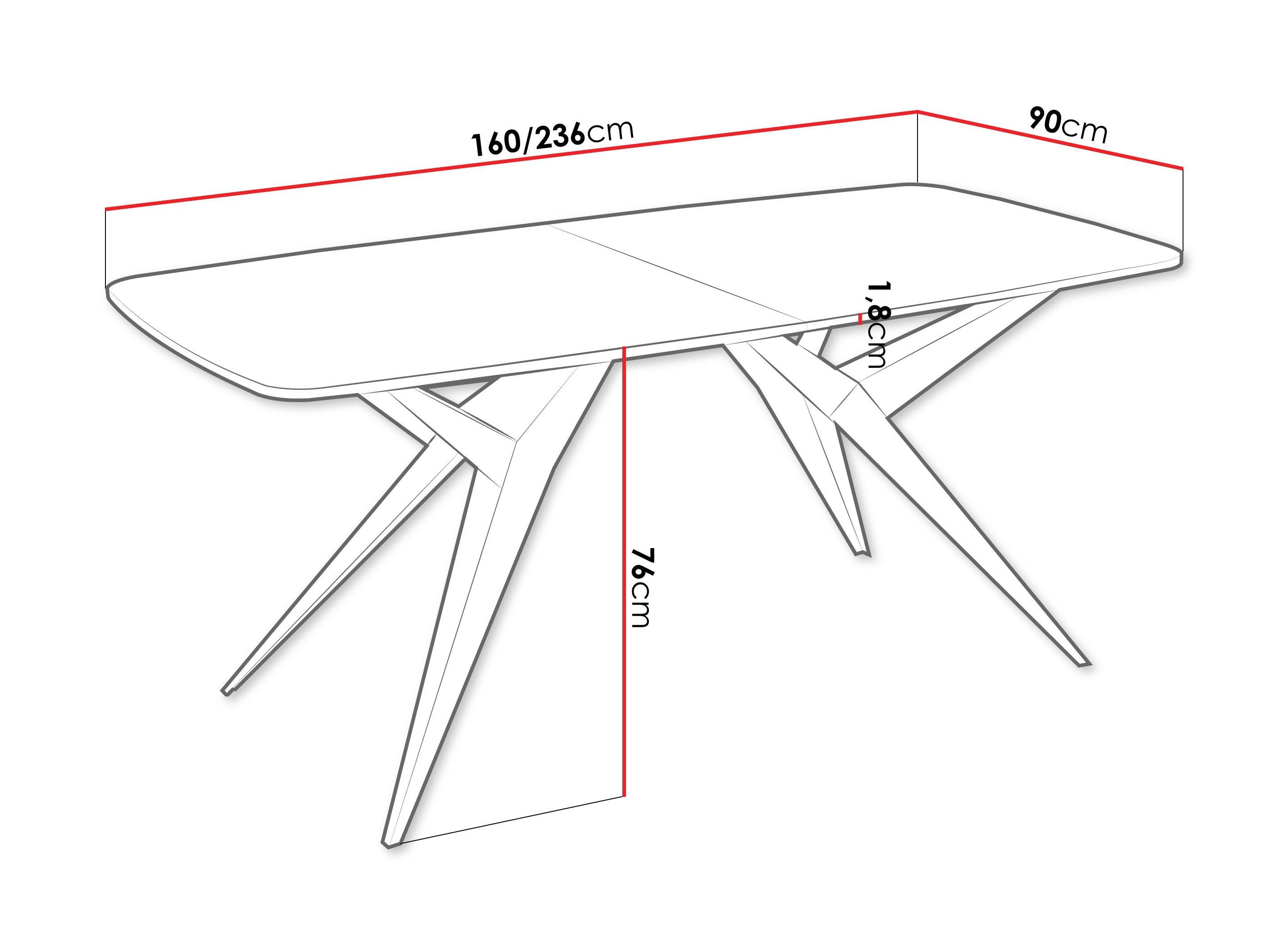 Mesa Oswego 152 (Craft de carvalho dourado)