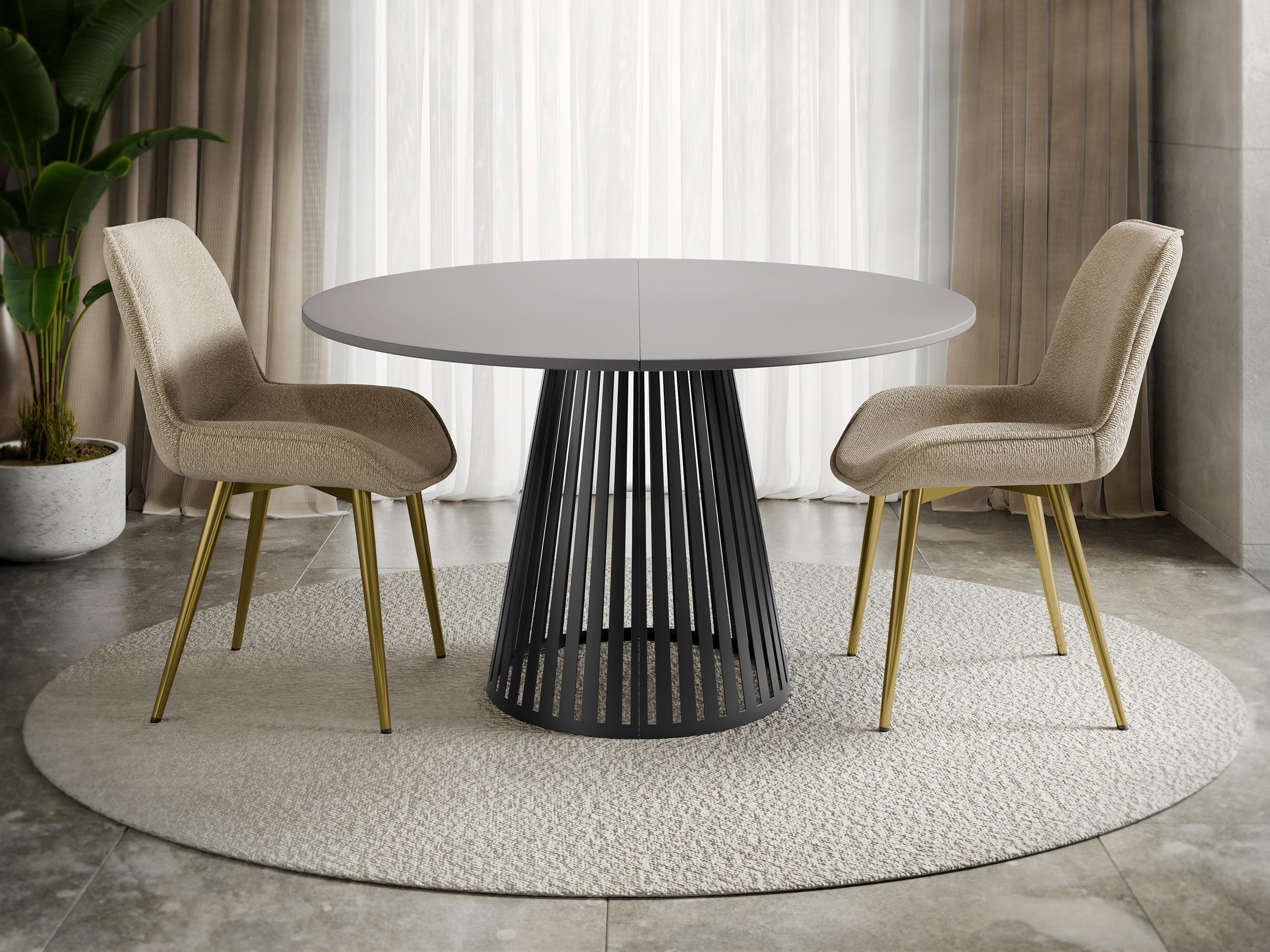 Mesa Prudentia (Cinzento + Preto)