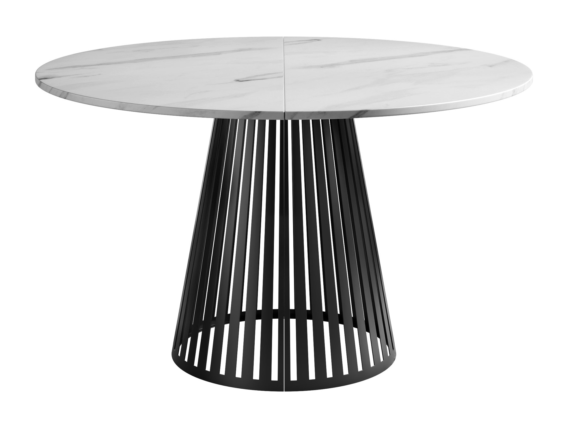 Mesa Prudentia II (Marmore branco + Preto)