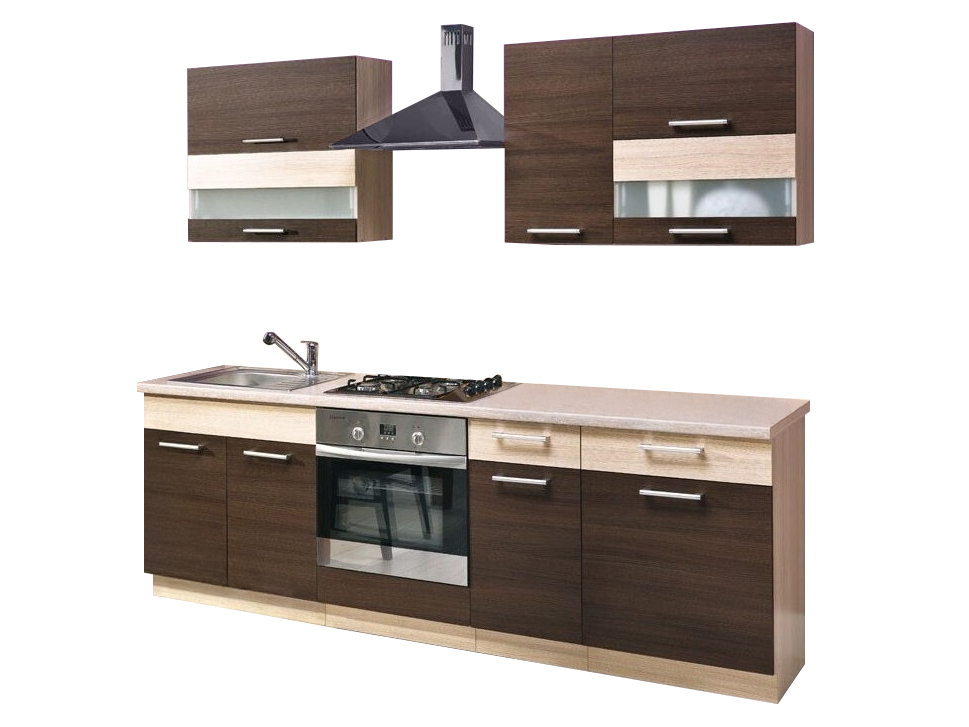 Conjunto de cozinha modular Mode Dark 127