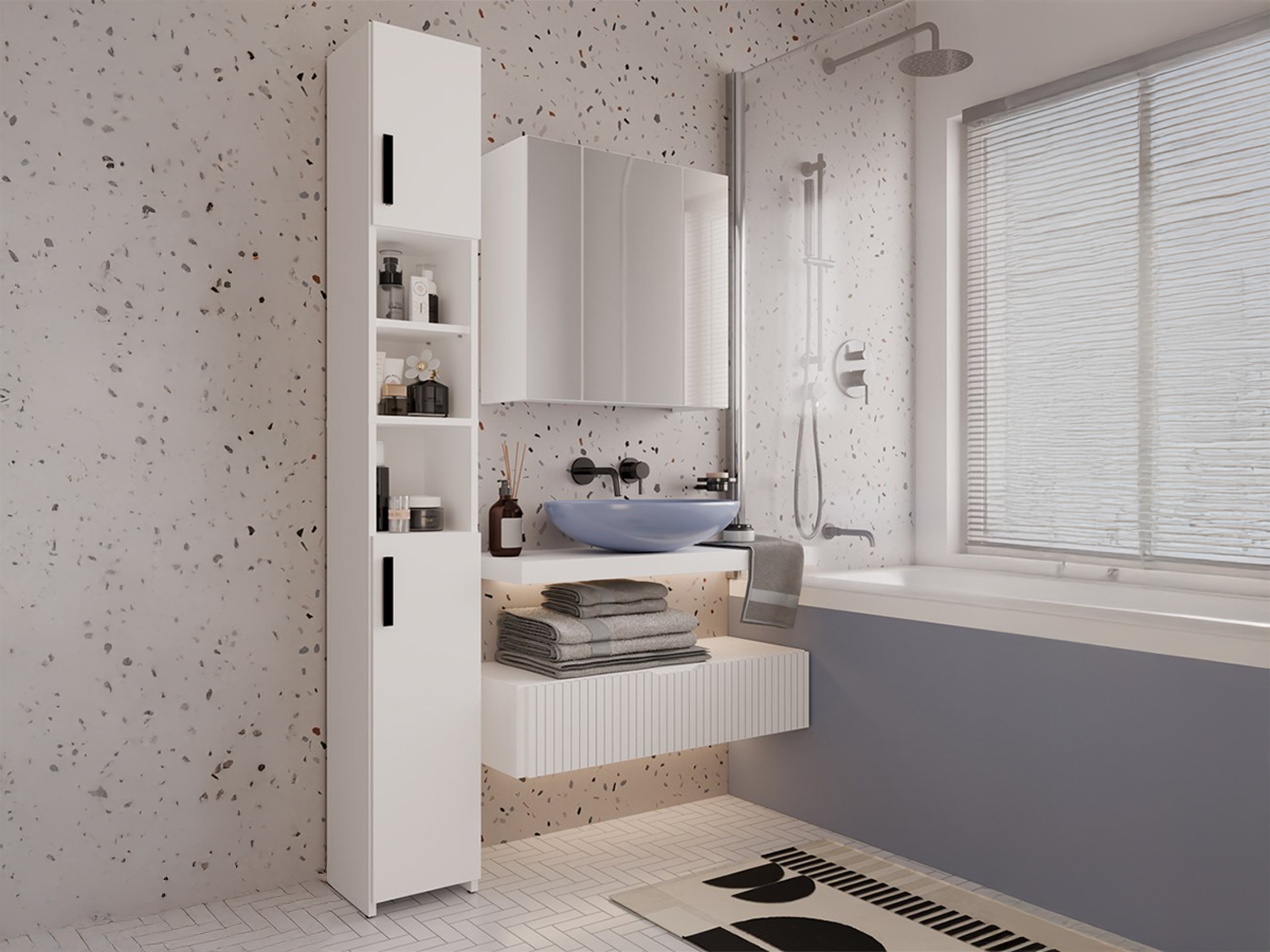 Armário colocado para casa de banho Mandeville 345