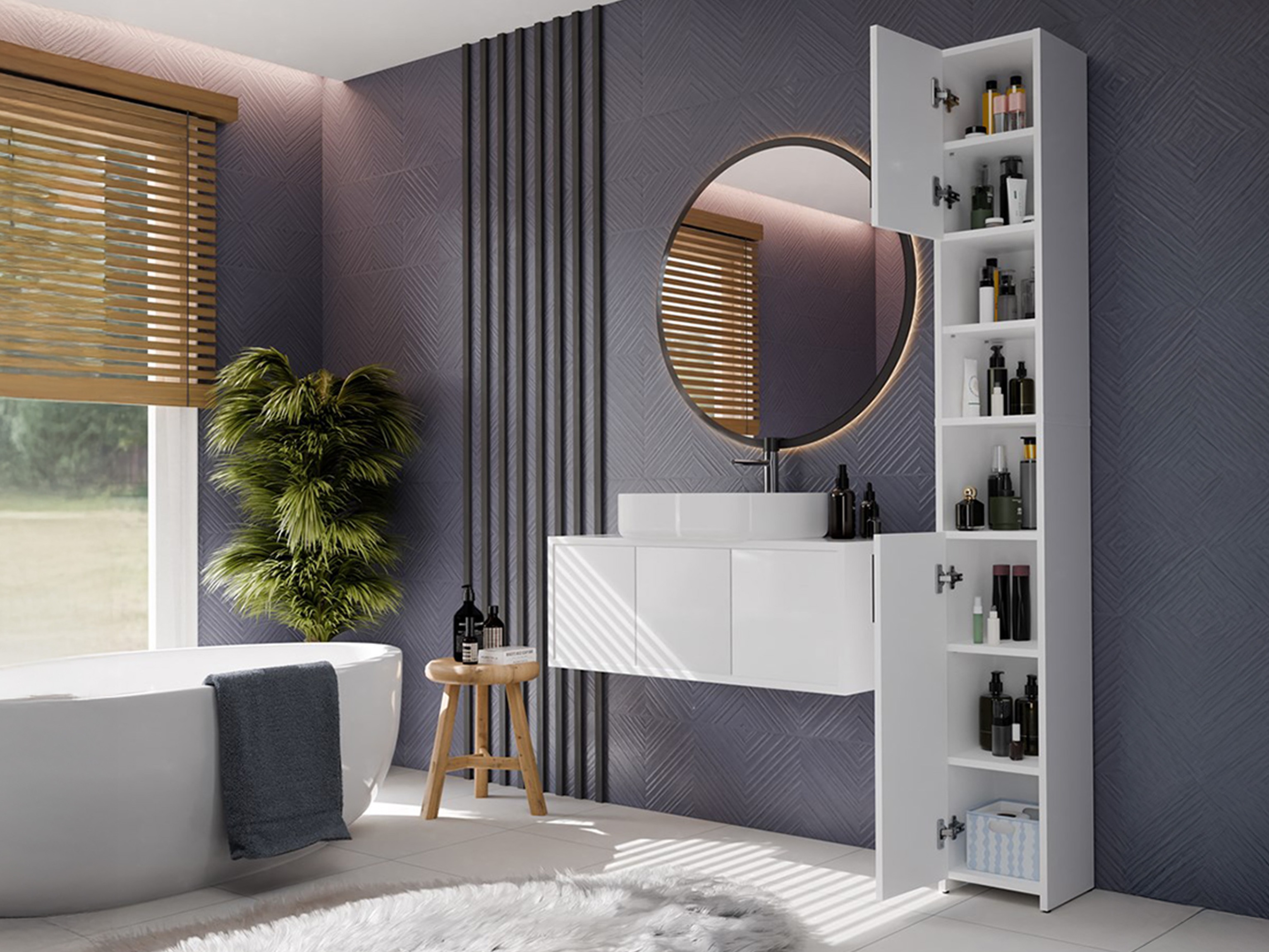 Armário colocado para casa de banho Mandeville 345