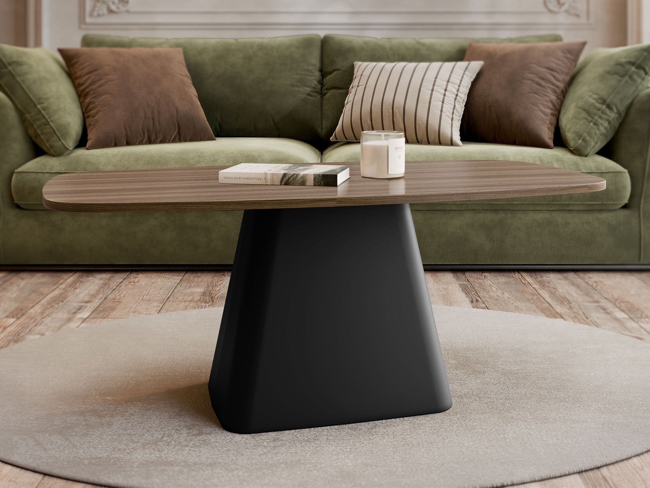 Mesa de centro Oswego 158 (Nogueira)
